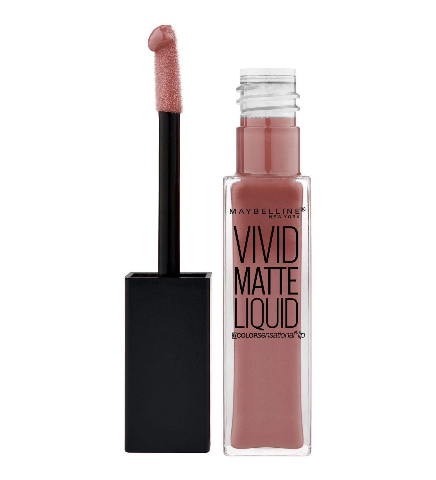 Maybelline Vivid Matte Liquid Lipstick Grey Envy 0.26 fl. oz - Buy Online on SooperMarket.com