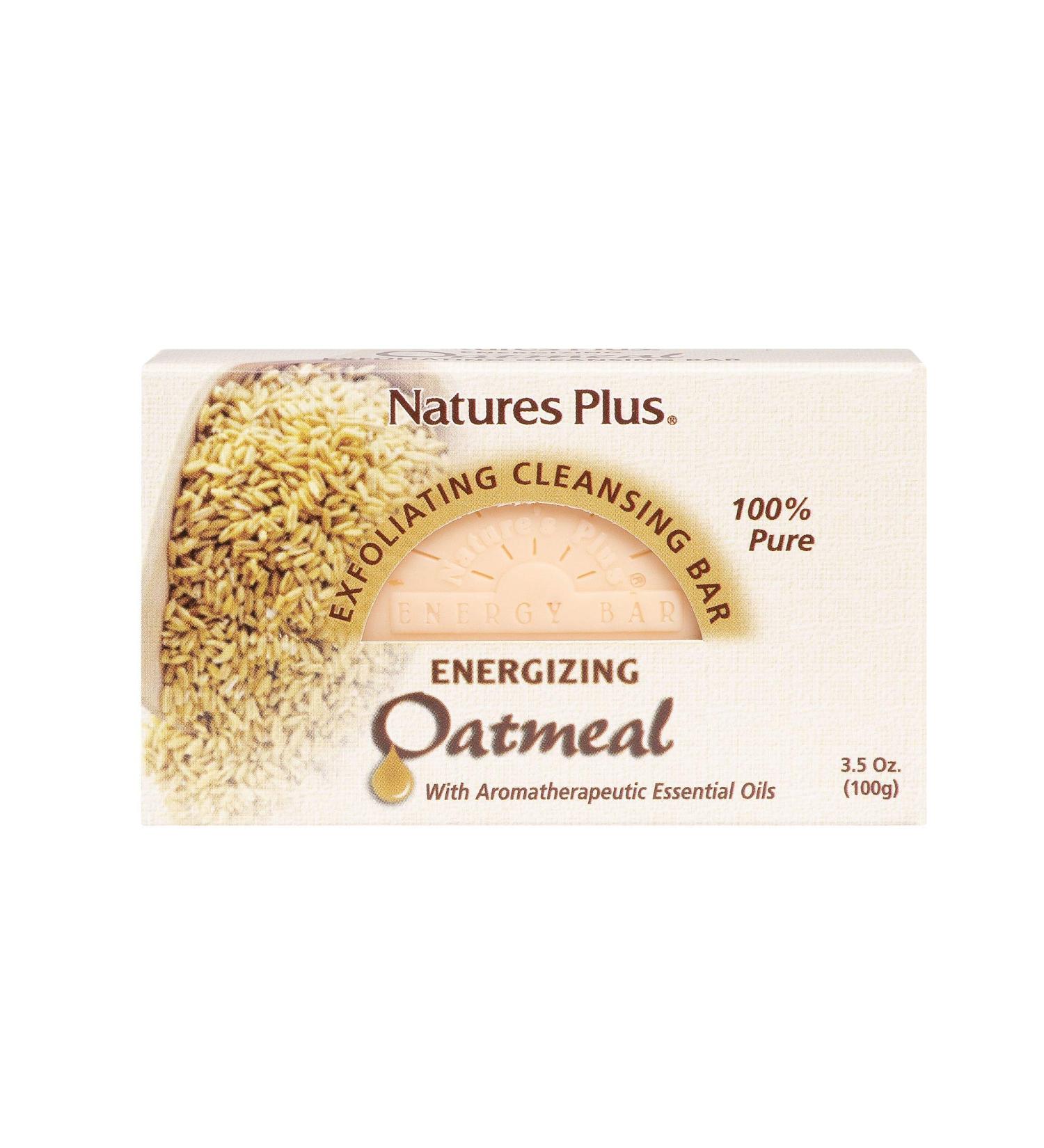 Nature's Plus Oatmeal Exfoliating Cleansing Bar â€“ 3.5 oz for Gentle Skin Cleanse - Buy Online on SooperMarket.com