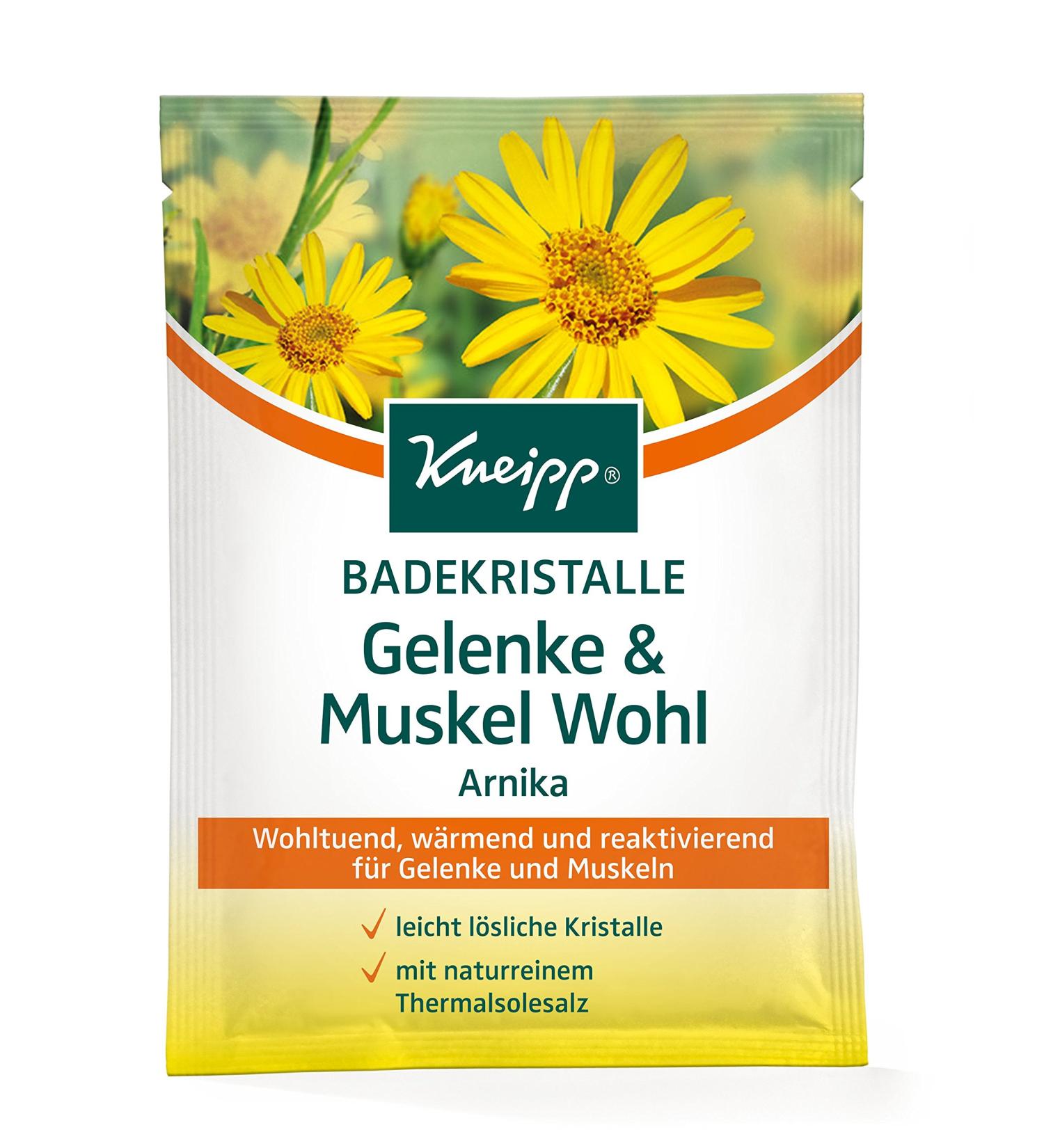 Kneipp Bath Crystals Joints & Muscle Wellbeing pack of 6 (6 x 60 g)