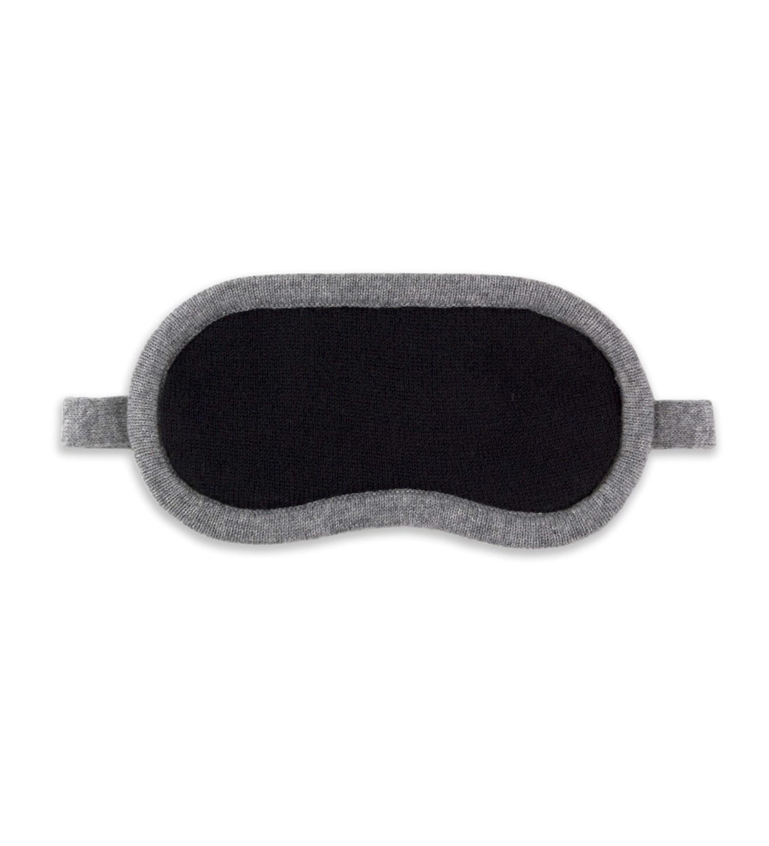 Jet&Bo 100% Pure Cashmere Eye Mask in Black & Gray Gift Box - Buy Online on SooperMarket.com