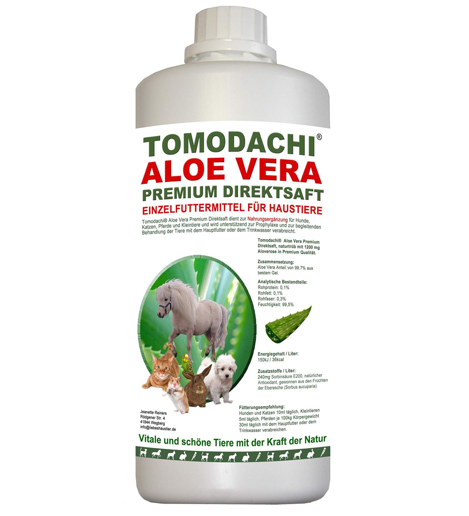 Buy Tomodachi Aloe Vera Juice for Dogs | Natural Nutritional Supplement & Feed Additive | 500ml Pure Gel Juice - Buy Online on SooperMarket.com