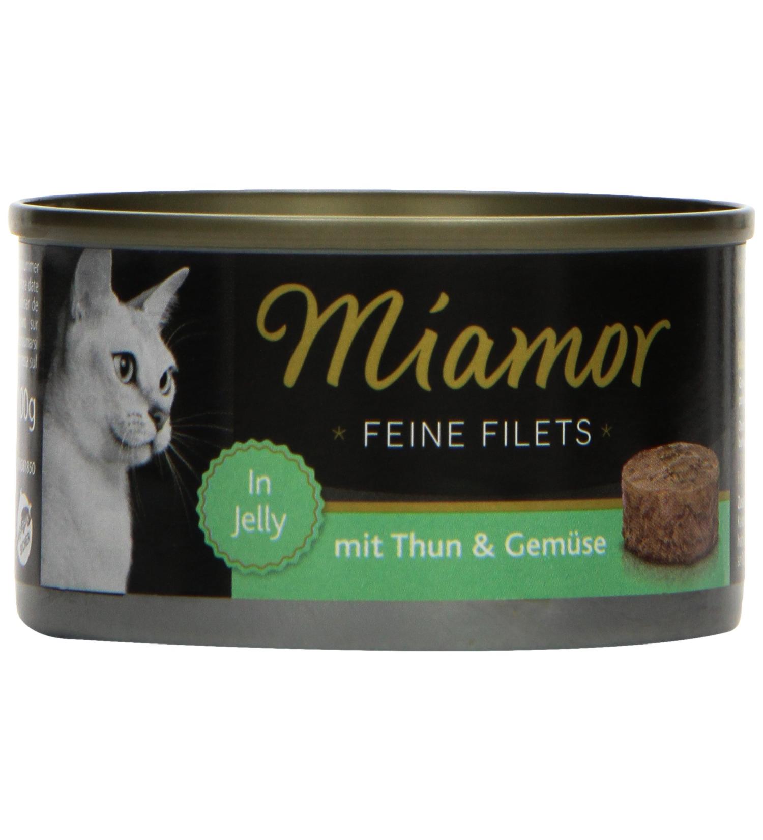 Buy Miamor Fine Fillets Tuna & Vegetables - 24x100g | Premium Cat Food for International Shipping - Buy Online on SooperMarket.com