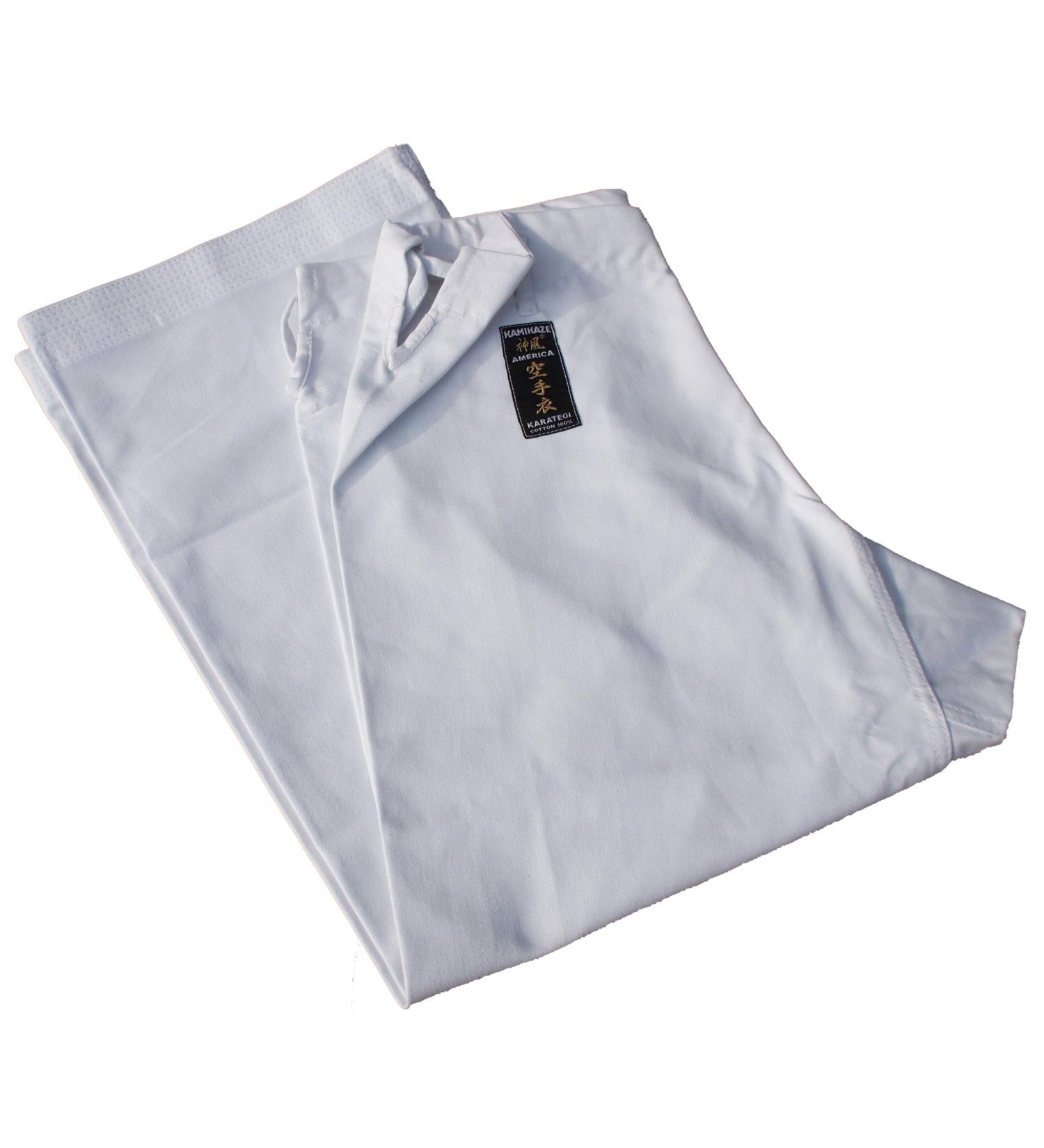 Kamikaze America Karate and Kobudo Pants - White 100% Cotton (Size 3/160 cm) - Buy Online on SooperMarket.com