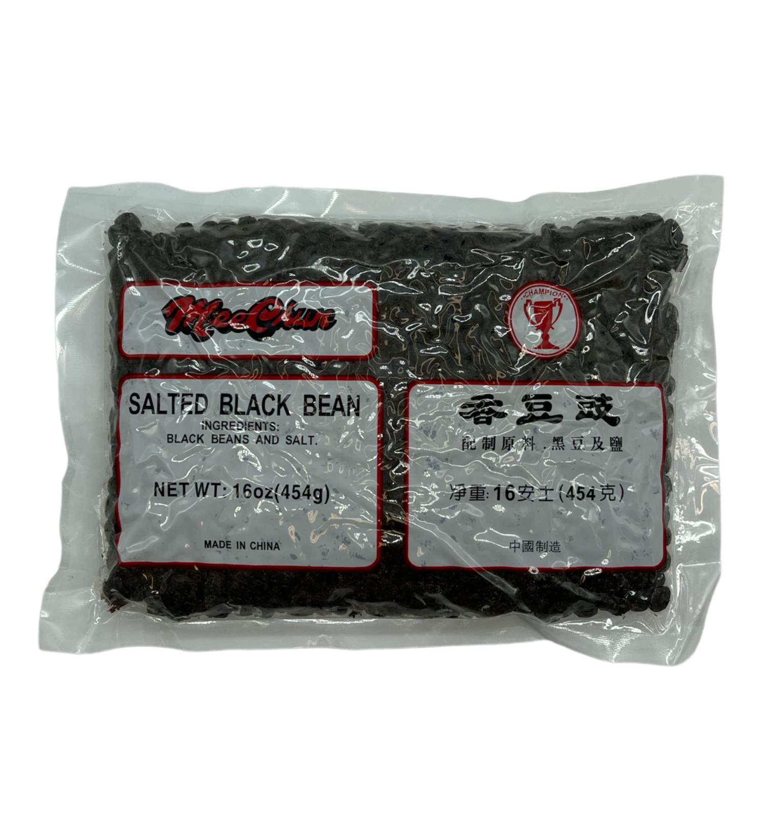 Salted Black Beans Bundle - 16 Ounce Pack of Chinese Douchi Fermented Black Beans with Habanerofire Jar Opener - Buy Online on SooperMarket.com
