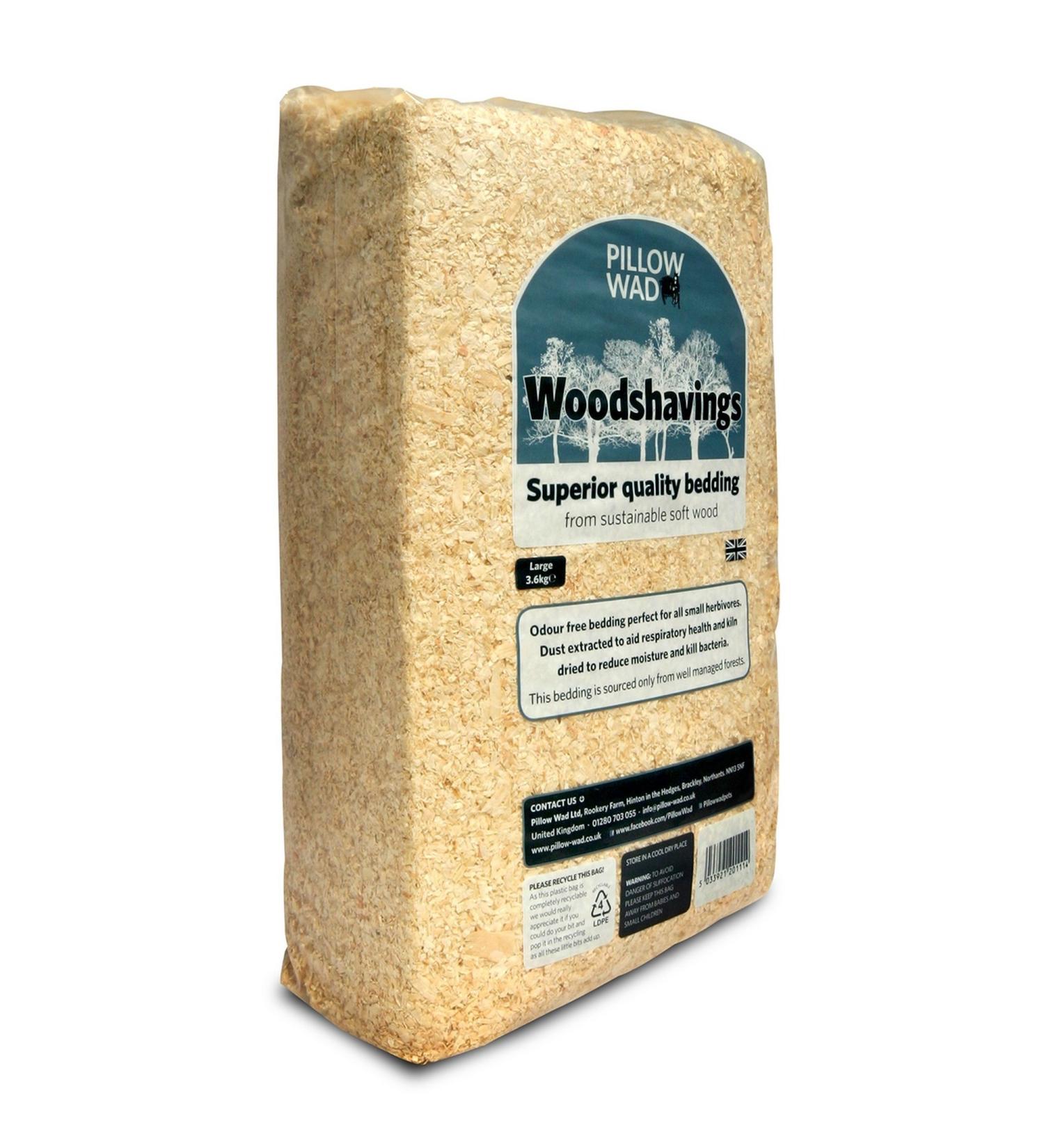 Pillow Wad Woodshavings (Large) (Beige)