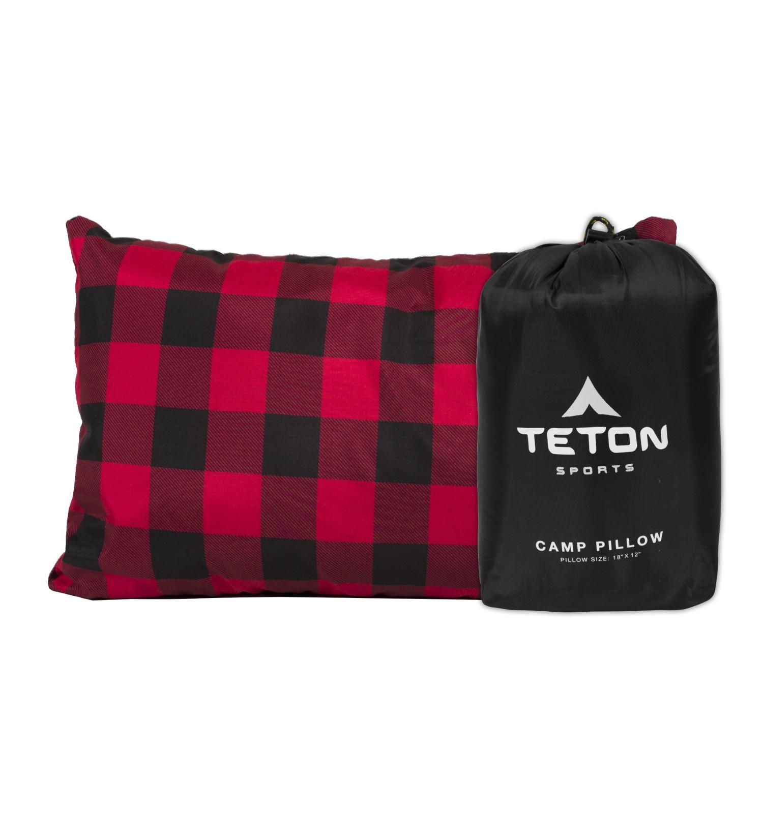 TETON Sports Camp Pillow - Travel, Camping, Backpacking - Washable, Black - Buy Online on SooperMarket.com
