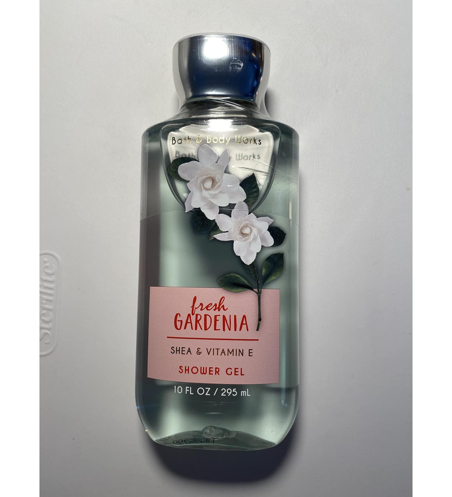 Bath and Body Works Fresh Gardenia Shea + Vitamin E Shower Gel 10 Fluid Ounce (2018 Edition)