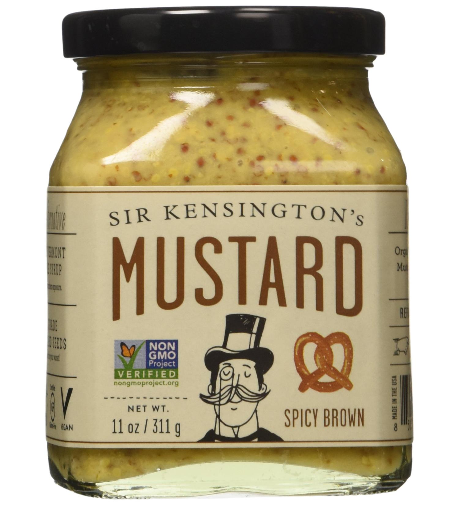 Sir Kensington's Spicy Brown Mustard - 11 oz | Gourmet Condiment - Buy Online on SooperMarket.com