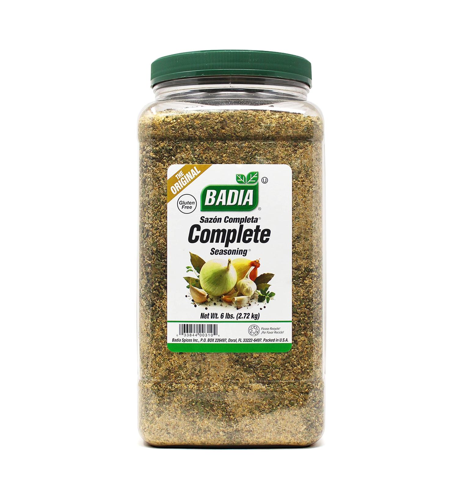 Badia Complete Seasoning 96 Oz - 6 Pound - Premium Blend for Flavorful Dishes | Pack of 1 - Buy Online on SooperMarket.com
