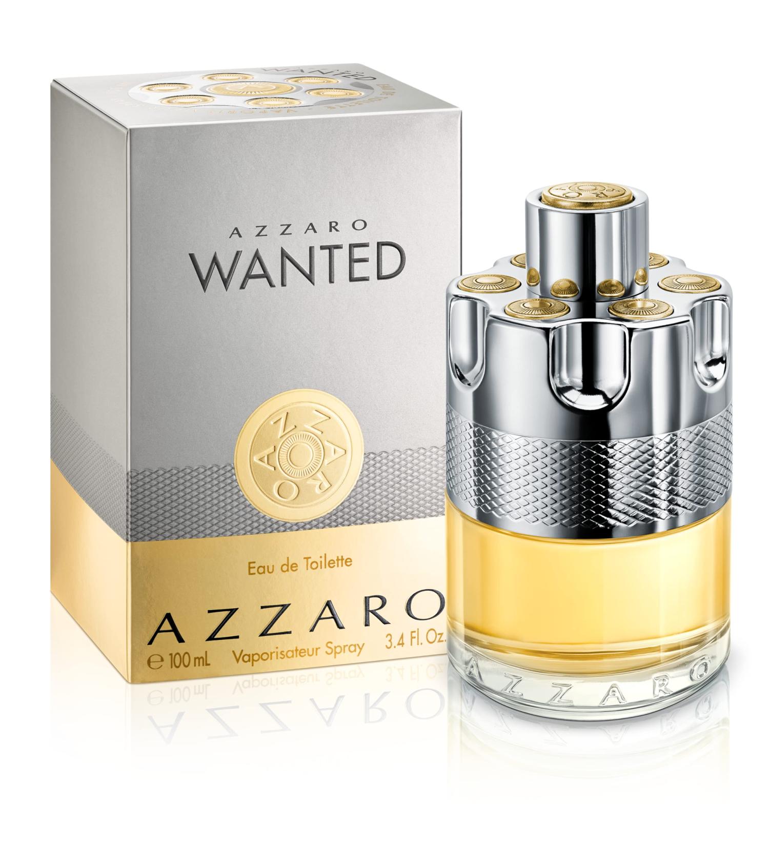 Azzaro Wanted Eau de Toilette - 3.4 Fl Oz | Men's Woody, Citrus & Spicy Cologne - Buy Online on SooperMarket.com