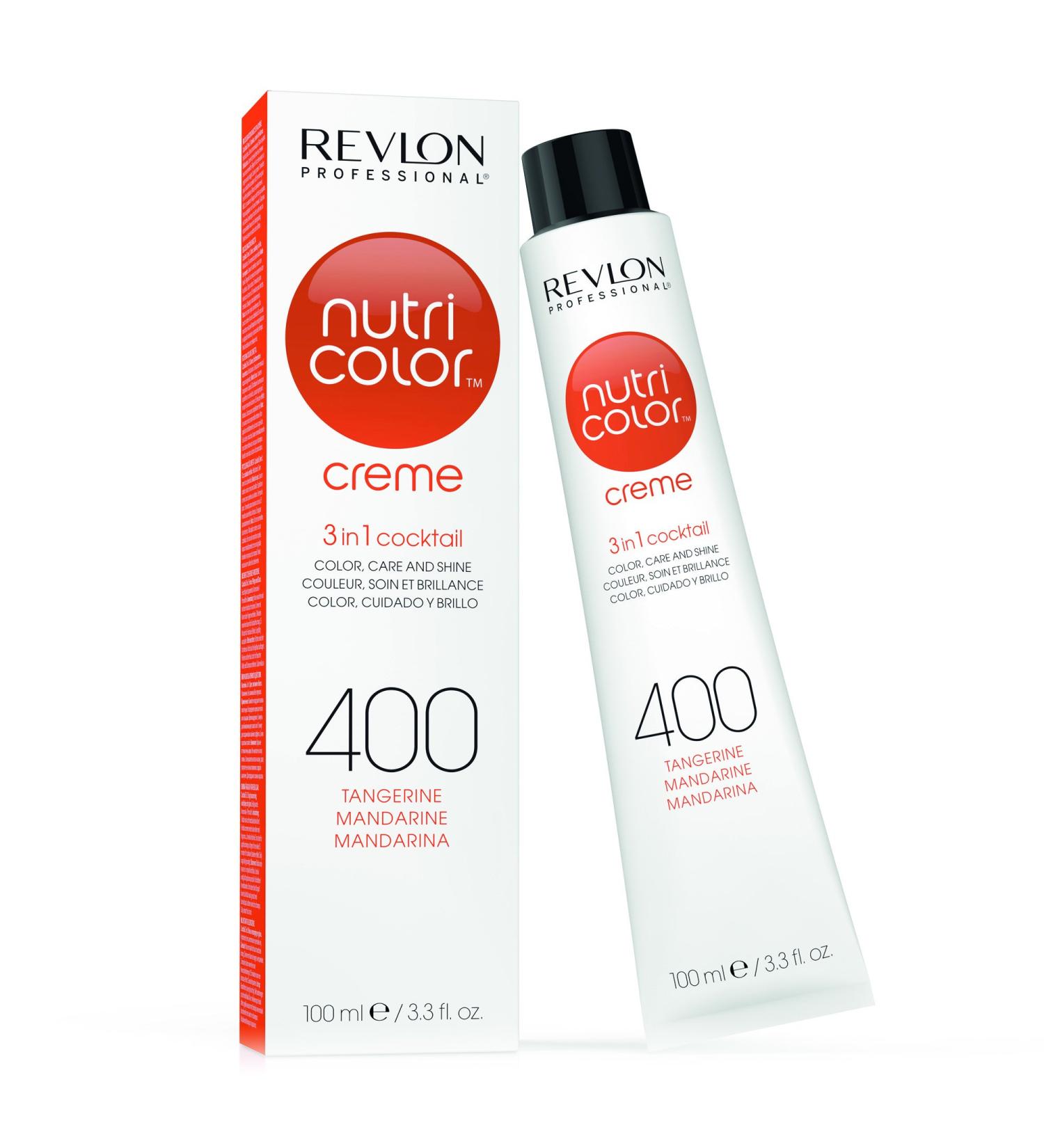 Buy REVLON PROFESSIONAL Nutri Color Creme 400 Tangerine 100 ml Vibrant Hair Color for All Hair Types | International Shipping Available - Buy Online on SooperMarket.com