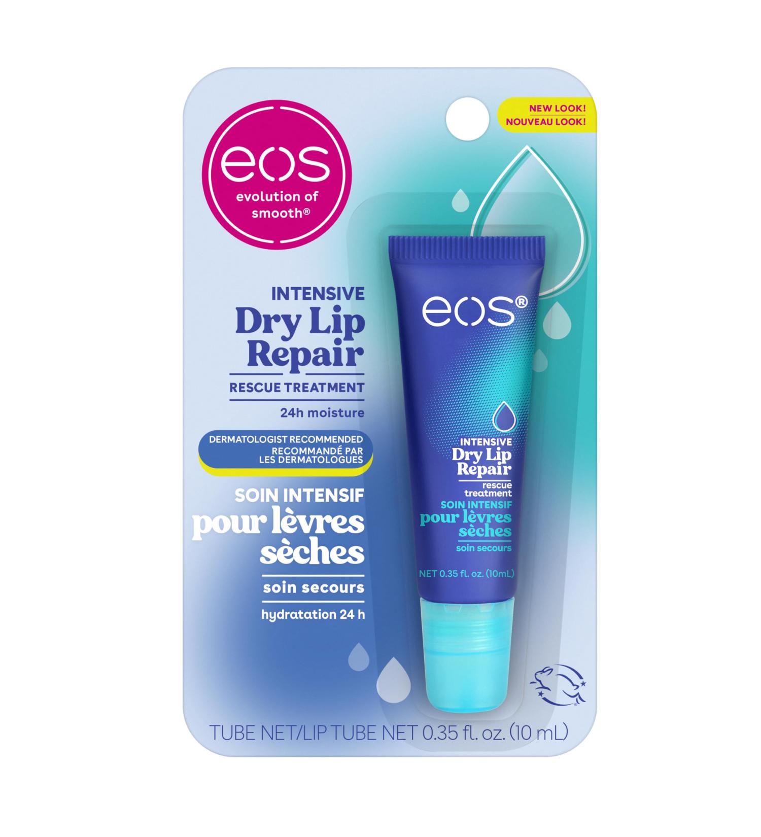 EOS Lip Repair - Extra Dry Lip Treatment - Conditions & Protects Severely Dry Lips - Hypoallergenic - Immediate 24-Hour Moisture 0.35 ounces