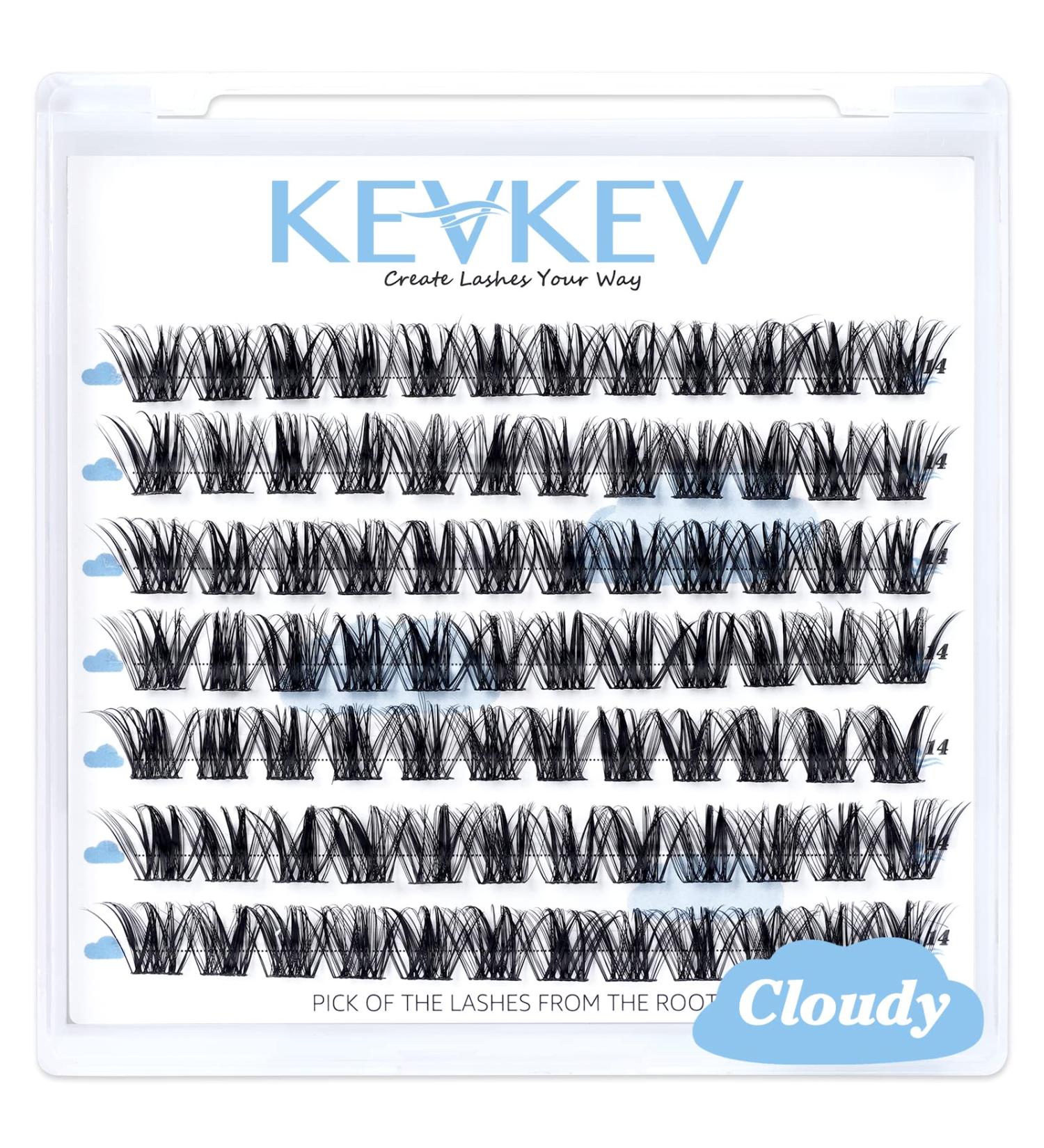 84 Pcs Cloudy D-12mm Lash Clusters - DIY Eyelash Extensions for Individual Lashes with Thin Band - Soft and Natural Look - Buy Online on SooperMarket.com