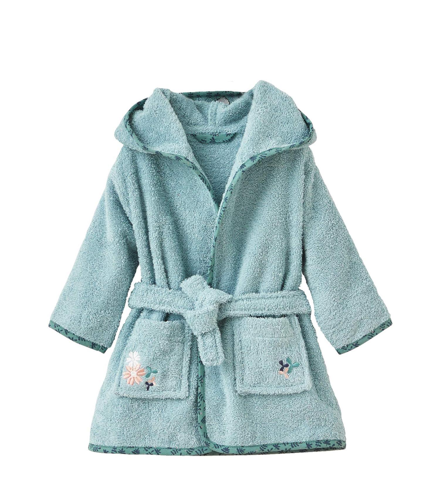 Vertbaudet Baby Bathrobe Fairytale Forest Deer Costume 86 Green