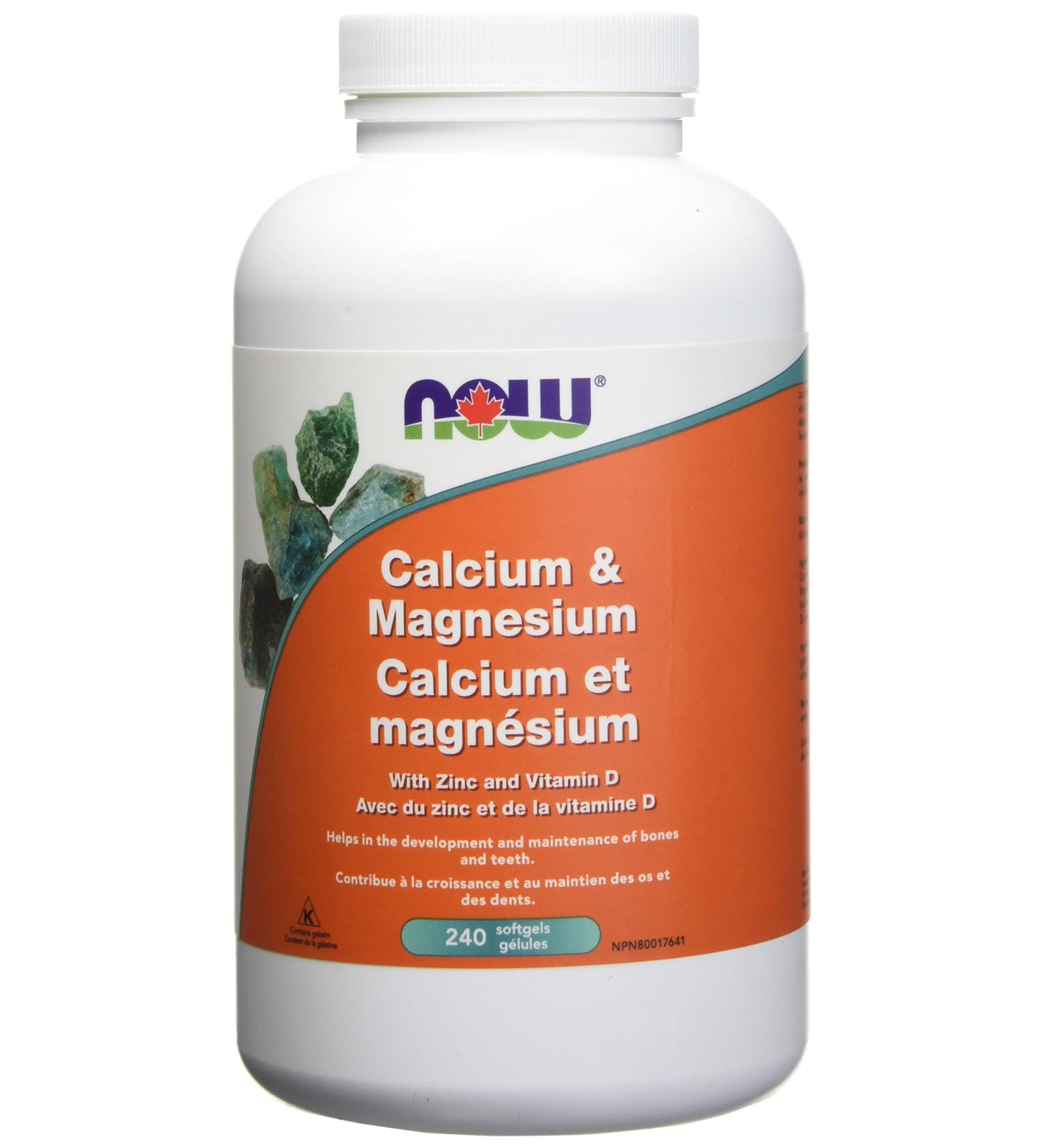 Now Foods Cal-Mag + D Softgels 240gel - Buy Online on SooperMarket.com