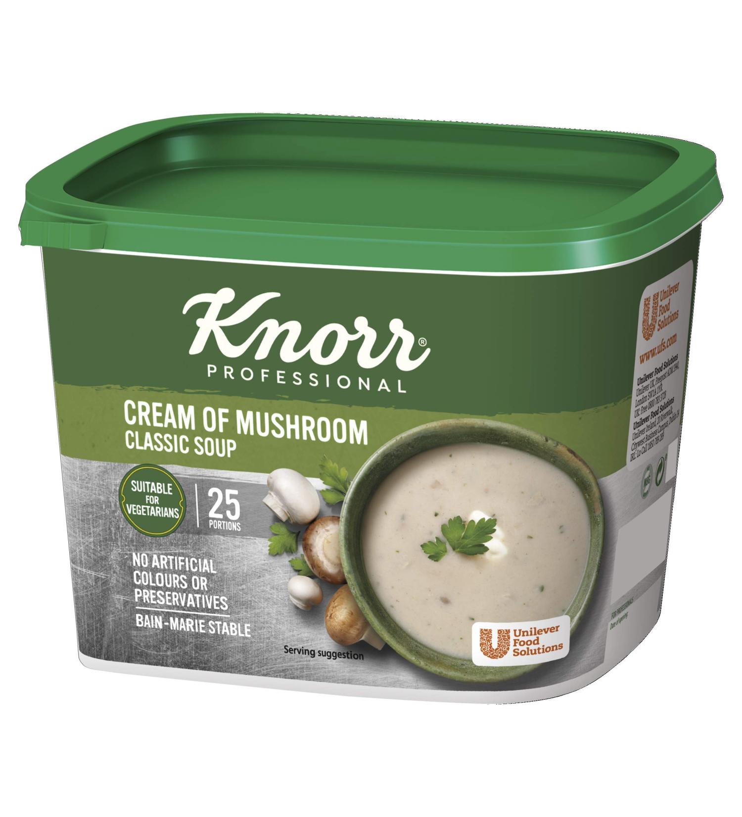Knorr Classic Cream Of Mushroom Soup Mix 425g - 25 Portions | 19738401 | Pack of 1 - Buy Online on SooperMarket.com