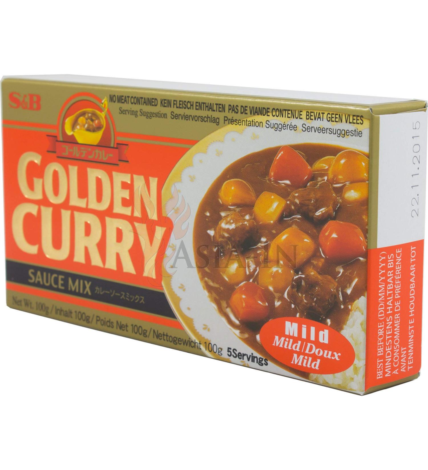 S & B Curry Sauce Roux Block - Mild (100g)