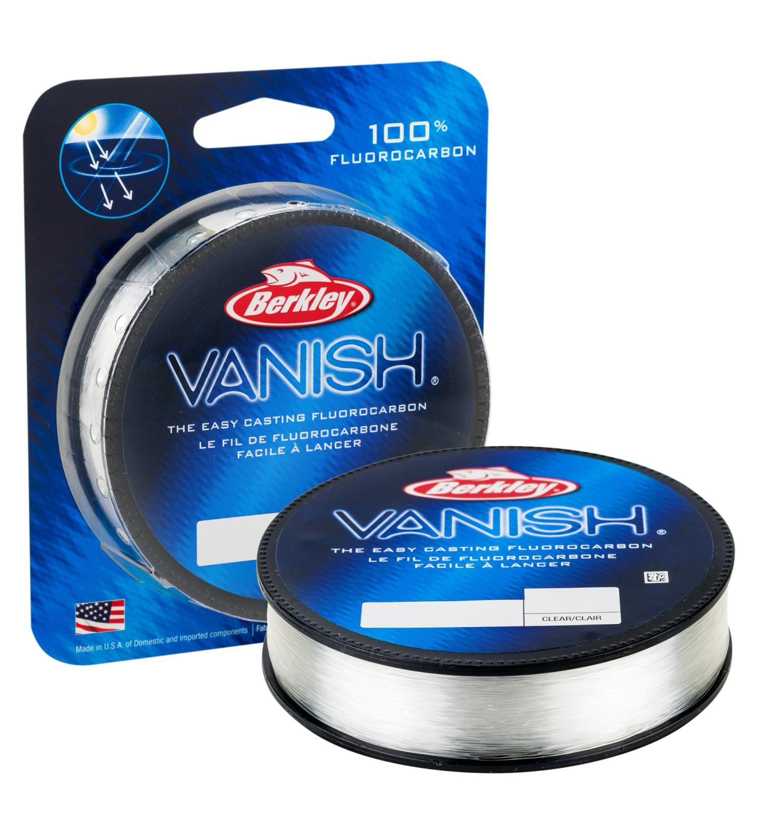 Berkley Vanish Fluorocarbon Fishing Line/Leader Material 250 Yards Clear - 8lb Strength - Buy Online on SooperMarket.com