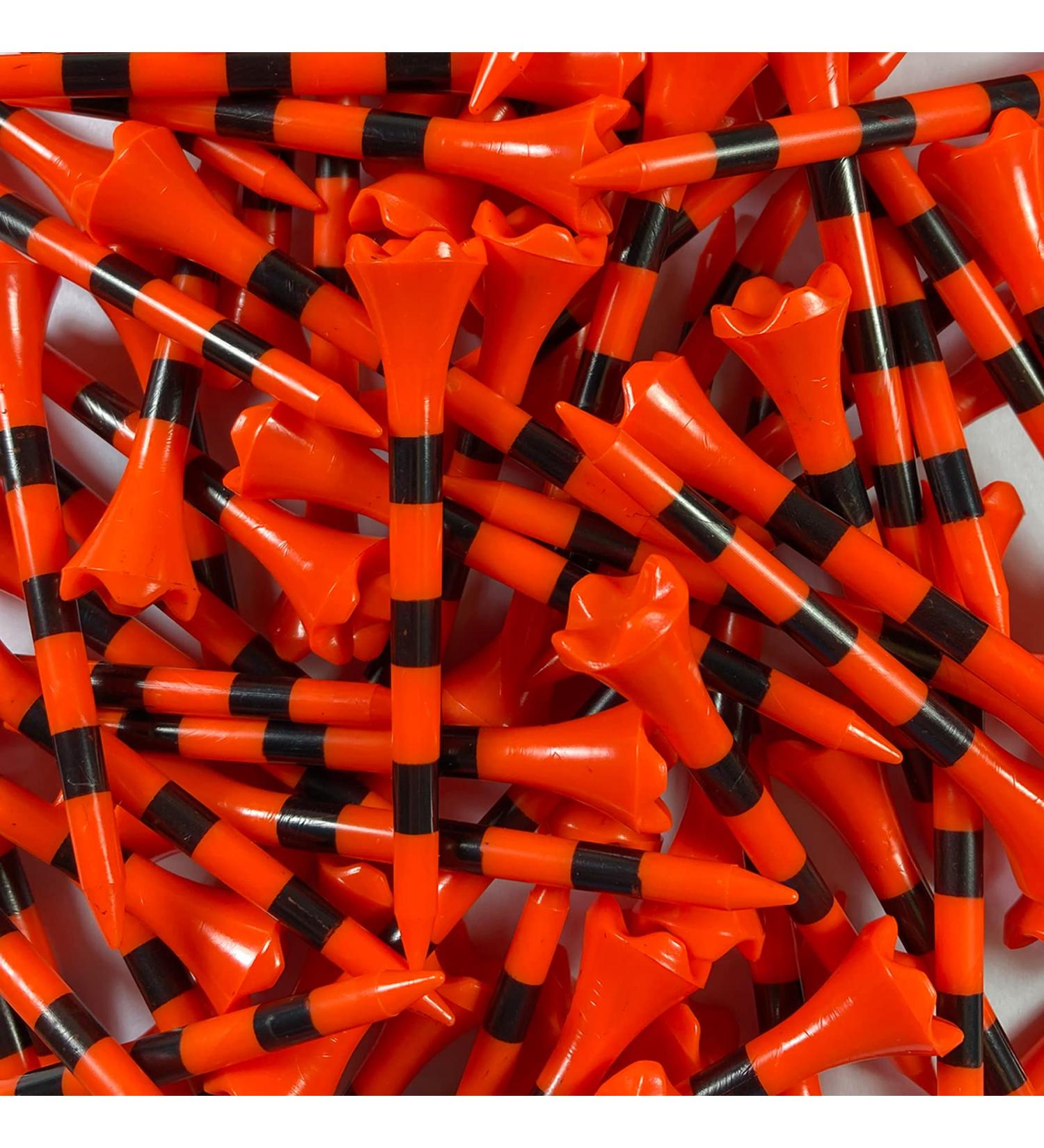 Pride Performance Golf Tees 2-3/4 Striped 100 Count - Citrus Orange - Buy Online on SooperMarket.com