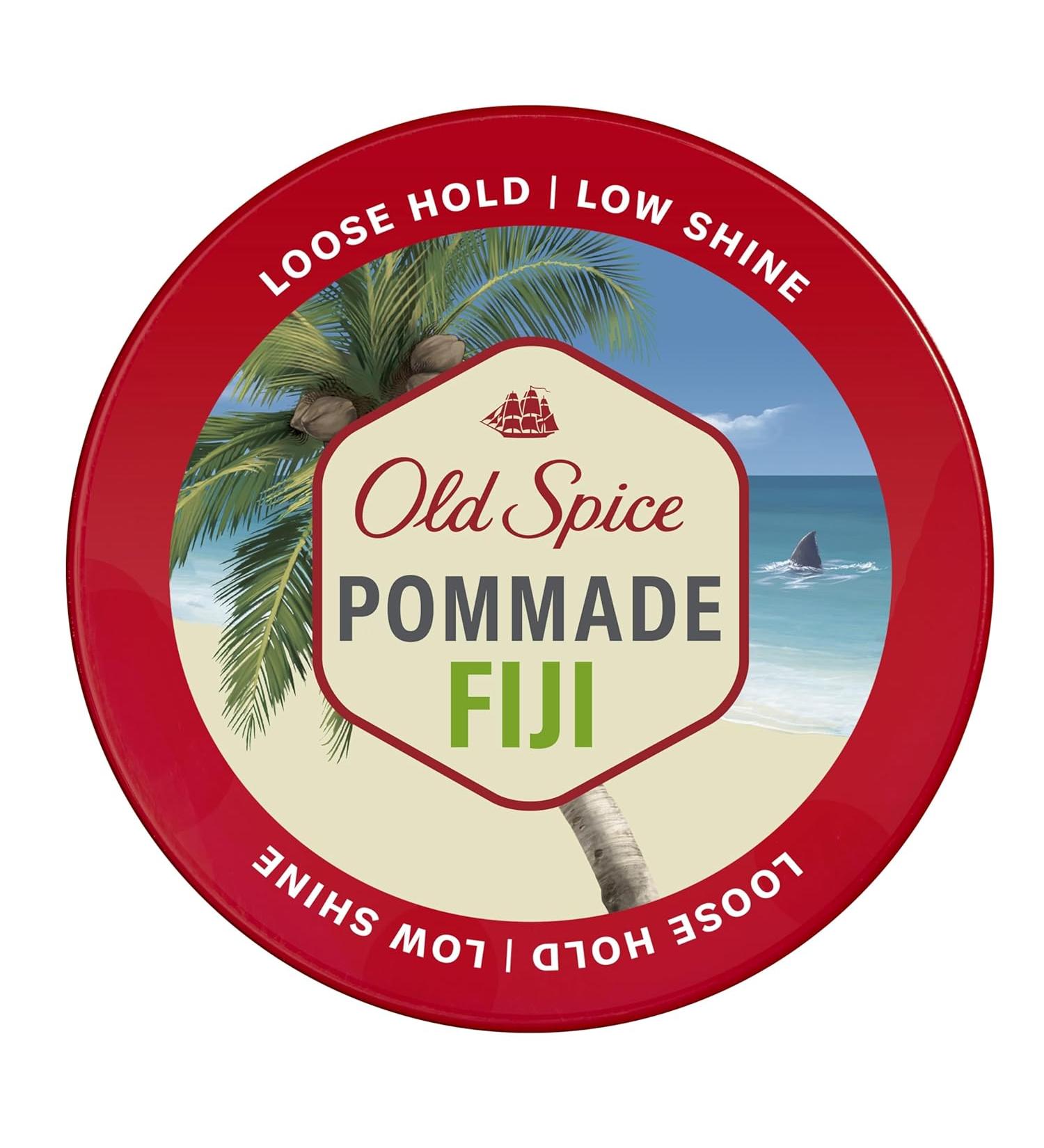 Old Spice Hair Styling Fiji Pomade for Men Flexible Hold Low Shine, 2.22 oz - Buy Online on SooperMarket.com