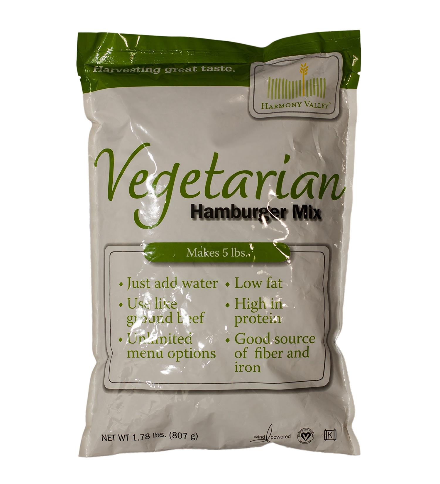 Harmony Valley Hamburger Mix, 1.78 Pound Hamburger Bulk