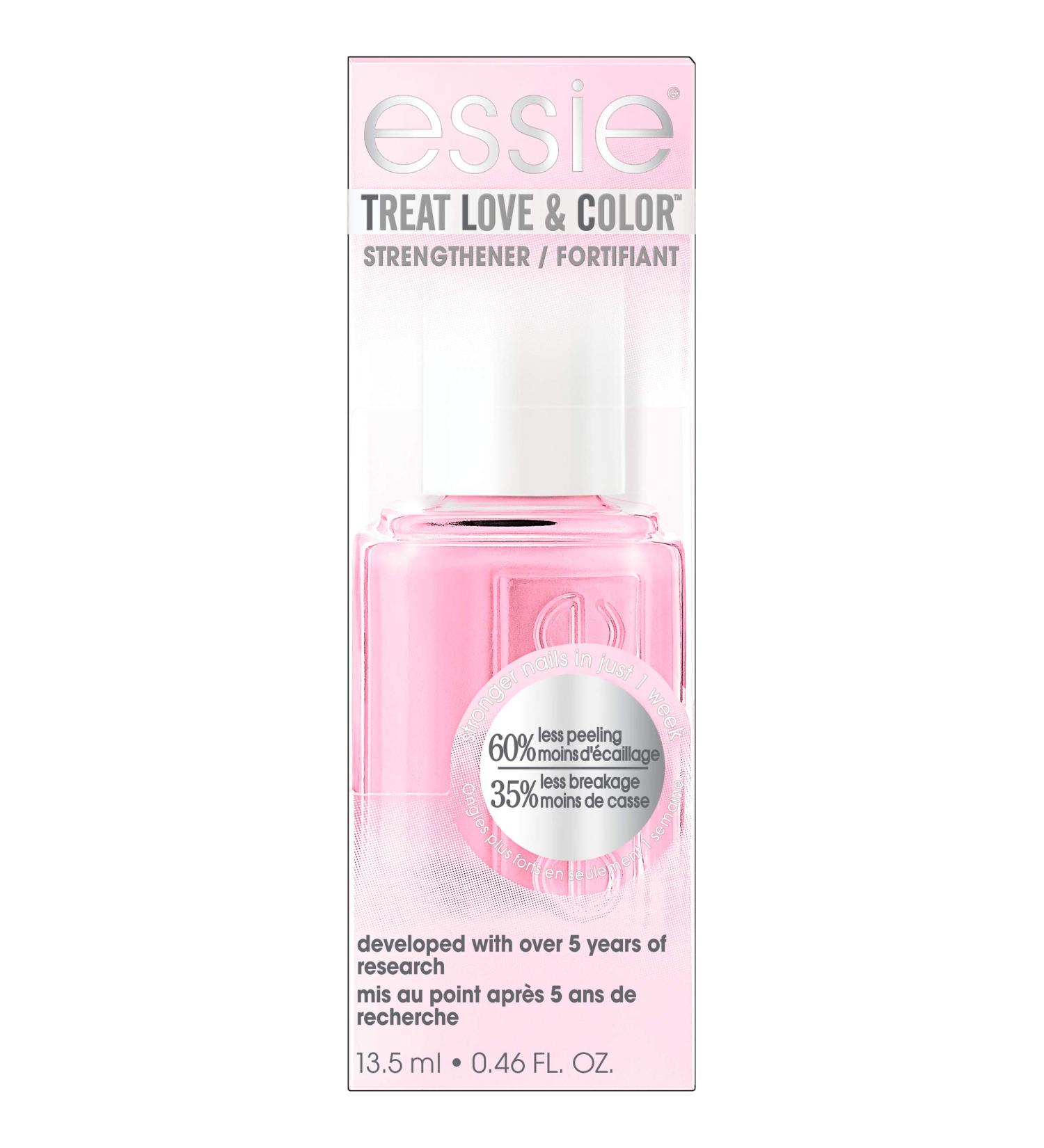 Essie Treatments - Treat Love & Color Strengthener - Power Punch Pink - 13.5 mL / 0.46 oz - Buy Online on SooperMarket.com
