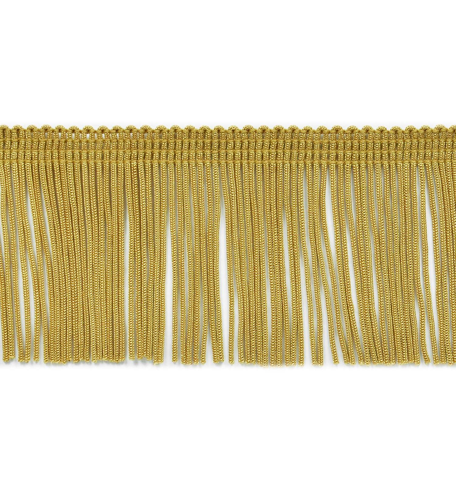 Expo International 10 Yards Gold 2 Chainette Fringe Trim - Premium Quality - Buy Online on SooperMarket.com
