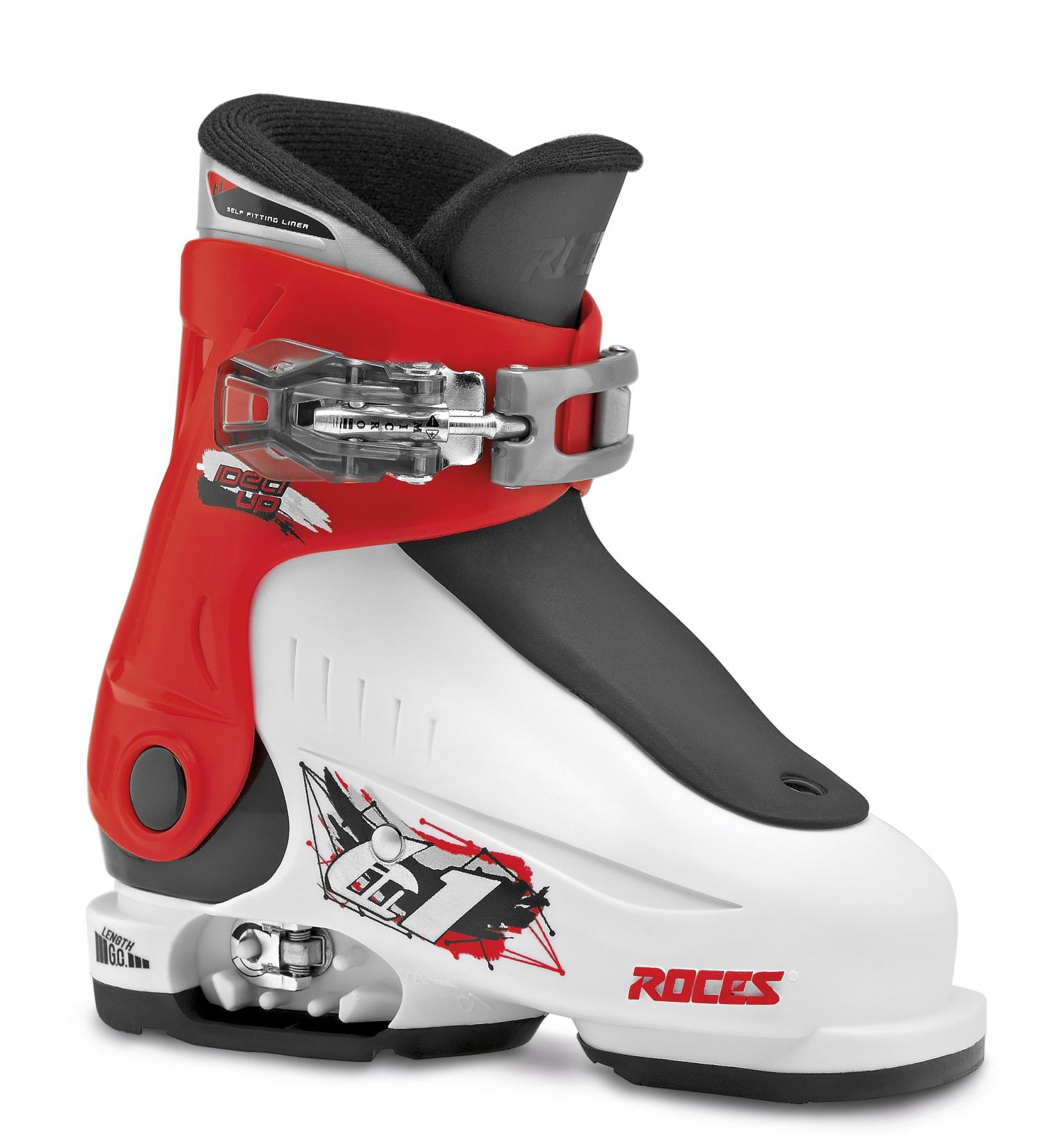 Roces Kids Idea UP 16.0-18.5 Adjustable Ski Boots - Blue/White/Red/Black | International Shipping Available - Buy Online on SooperMarket.com