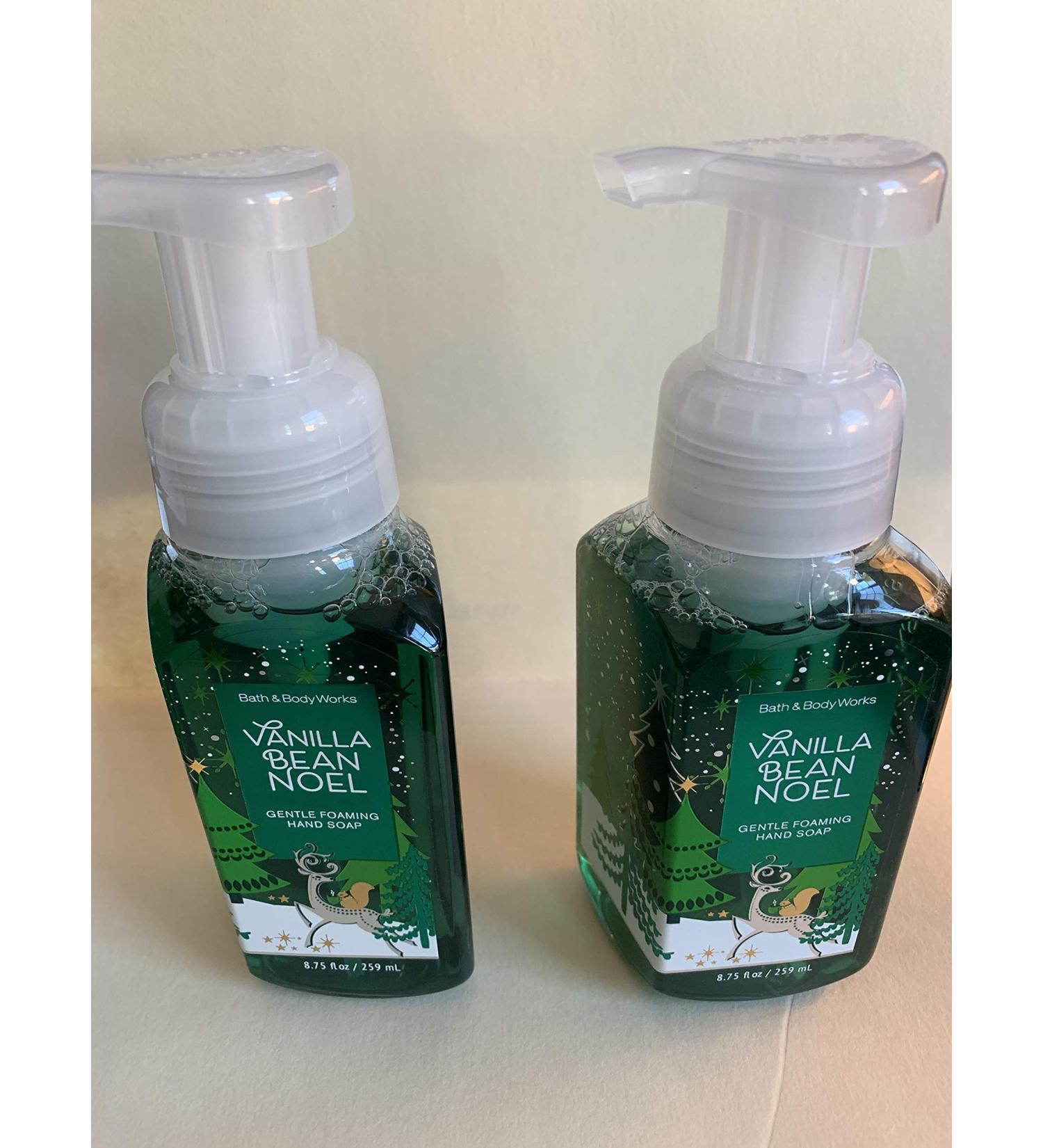 Bath & Body Works Vanilla Bean Noel Hand Soap - Pack of 2 Gentle Foaming Holiday Hand Soaps Limited Edition for 2016