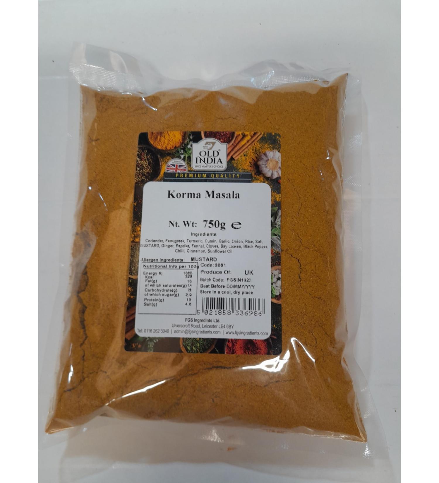 Old India Korma Masala 750 g 750 g (Pack of 1)