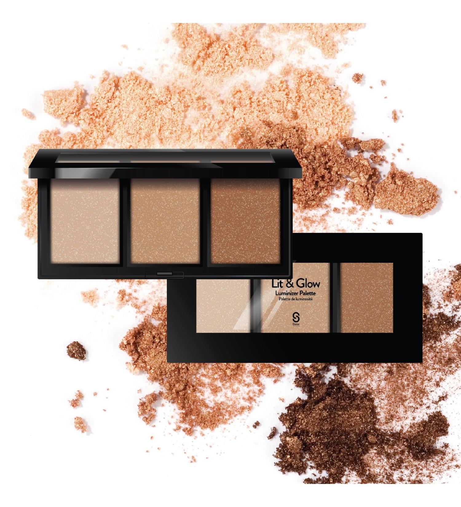 Sistar Lit & Glow Luminizer Palette Best Glitter Bronzer Makeup for International Shipping - Buy Online on SooperMarket.com