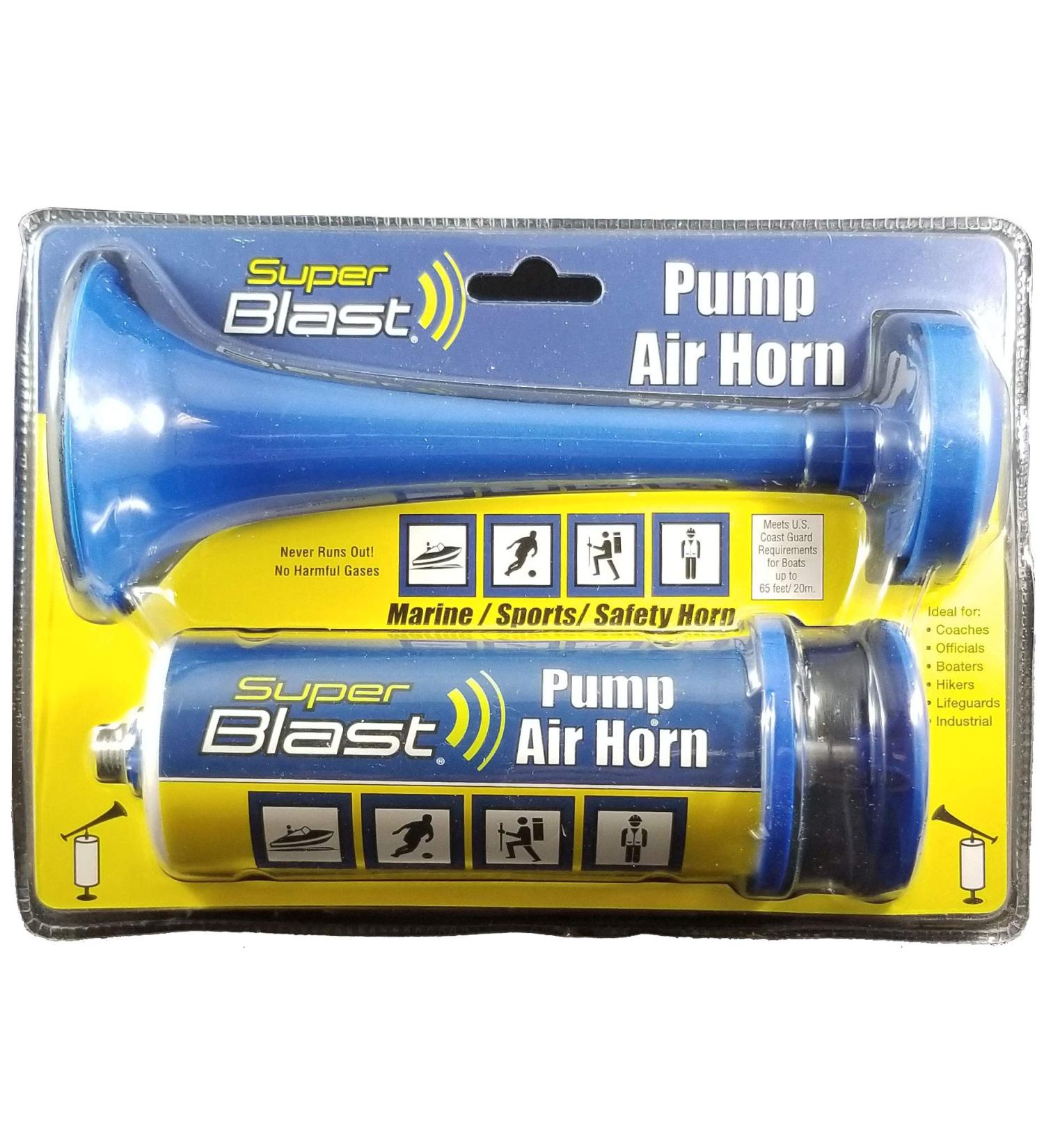 Super Blast 7218 Pump Air Horn - Powerful Sound (Color May Vary) - Buy Online on SooperMarket.com