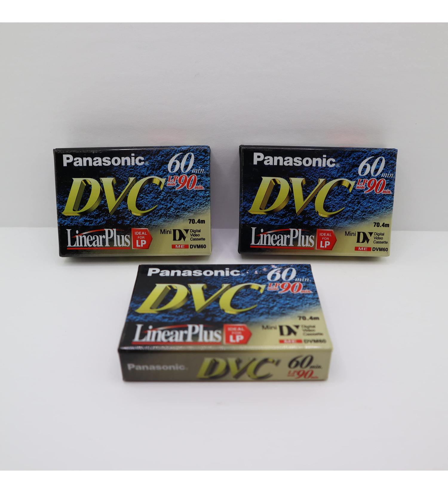 Panasonic AY-DVM60EJ3 MiniDV Tapes - 60 Minute (3 Pack) - Buy Online on SooperMarket.com