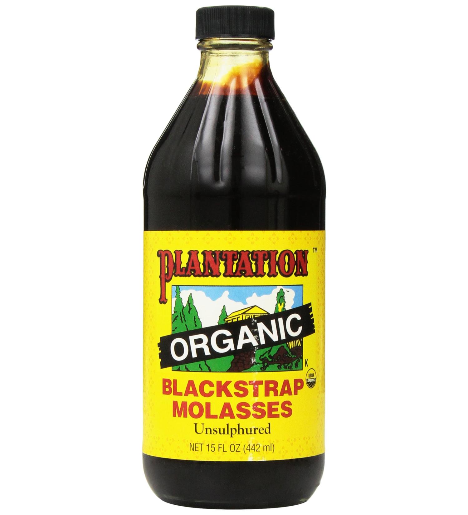 Organic Unsulfured Blackstrap Molasses 15 oz. - Pure & Natural Sweetener - Buy Online on SooperMarket.com