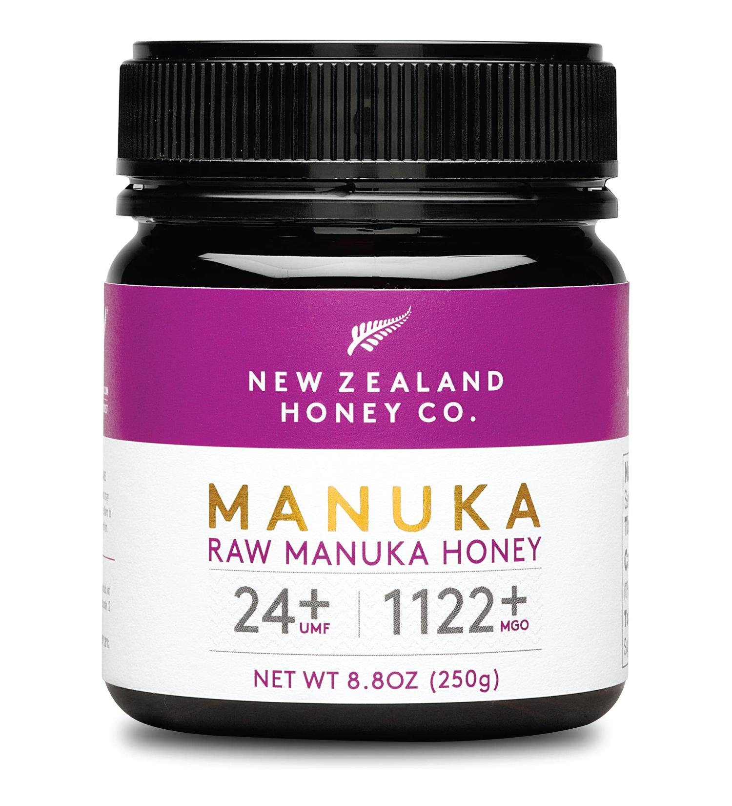 Buy New Zealand Honey Co. Raw Manuka Honey UMF 24+ | MGO 1122+ - 250g (8.8oz) - Buy Online on SooperMarket.com
