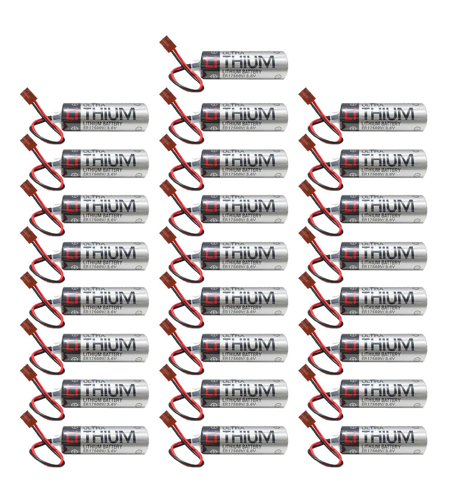 Buy 25 Pack ER6VCT ER6V/3.6V PLC Batteries - 2000mAh for Robot OTC | International Shipping Available - Buy Online on SooperMarket.com