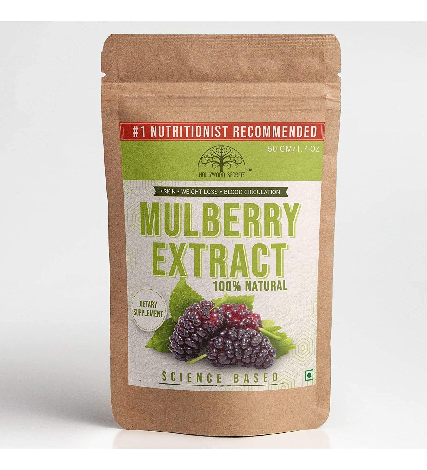 Zeeke Hollywood Secrets Pure Mulberry Powder Extract 50gm - Skin Brightening Formula - Buy Online on SooperMarket.com