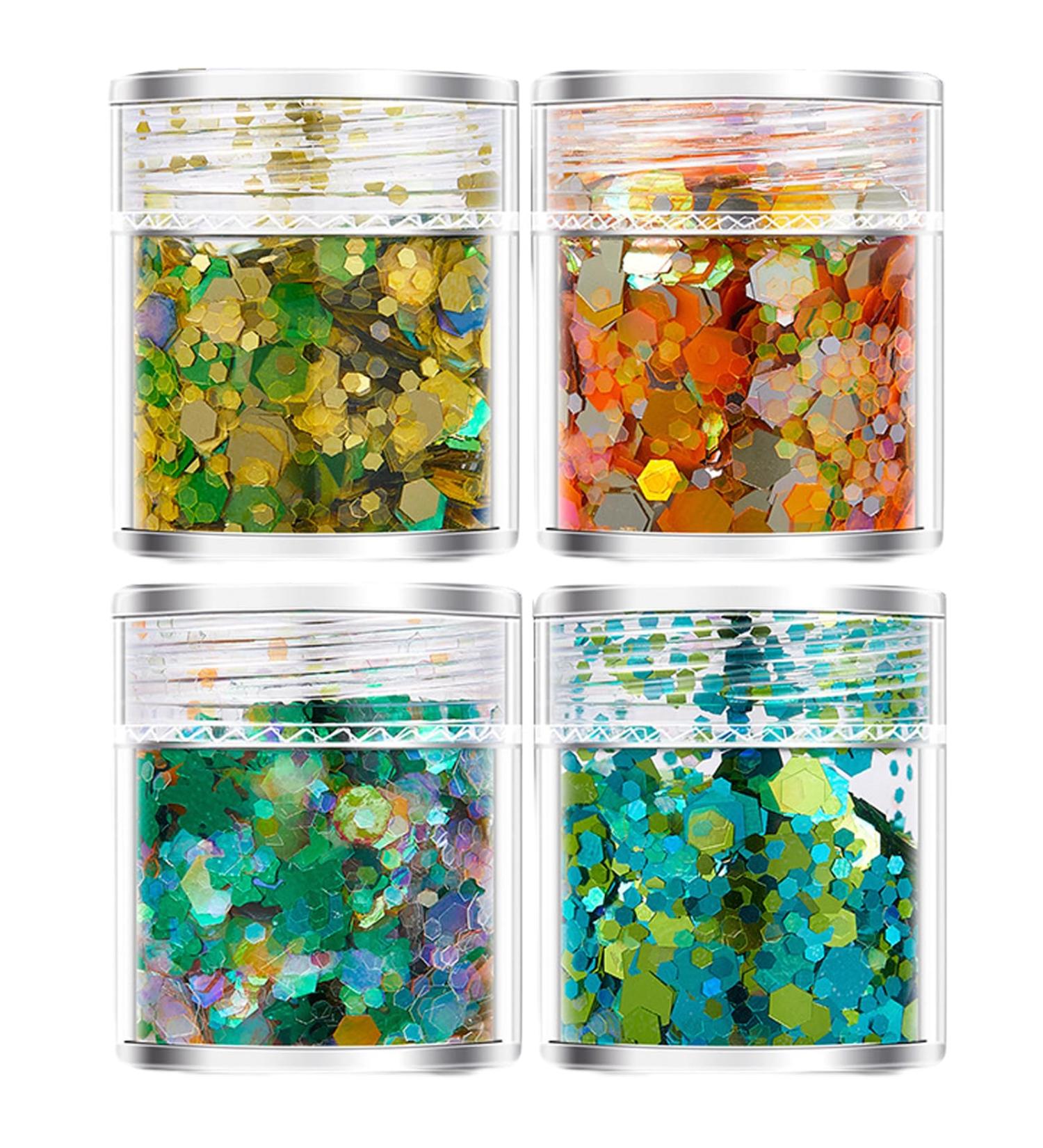 4 Bottles Special Shaped Nail Decorations 3D Nail Unique Accessories For Creative Nail Enthusiasts Nail Decorations For Festivals - Buy Online on SooperMarket.com