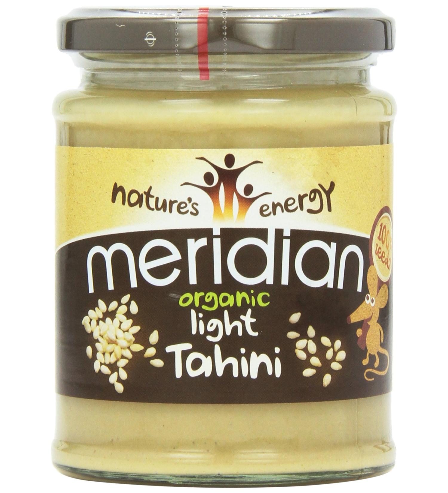 Meridian Organic Light Tahini 6 x 270g - Premium Quality Sesame Seed Paste - Buy Online on SooperMarket.com