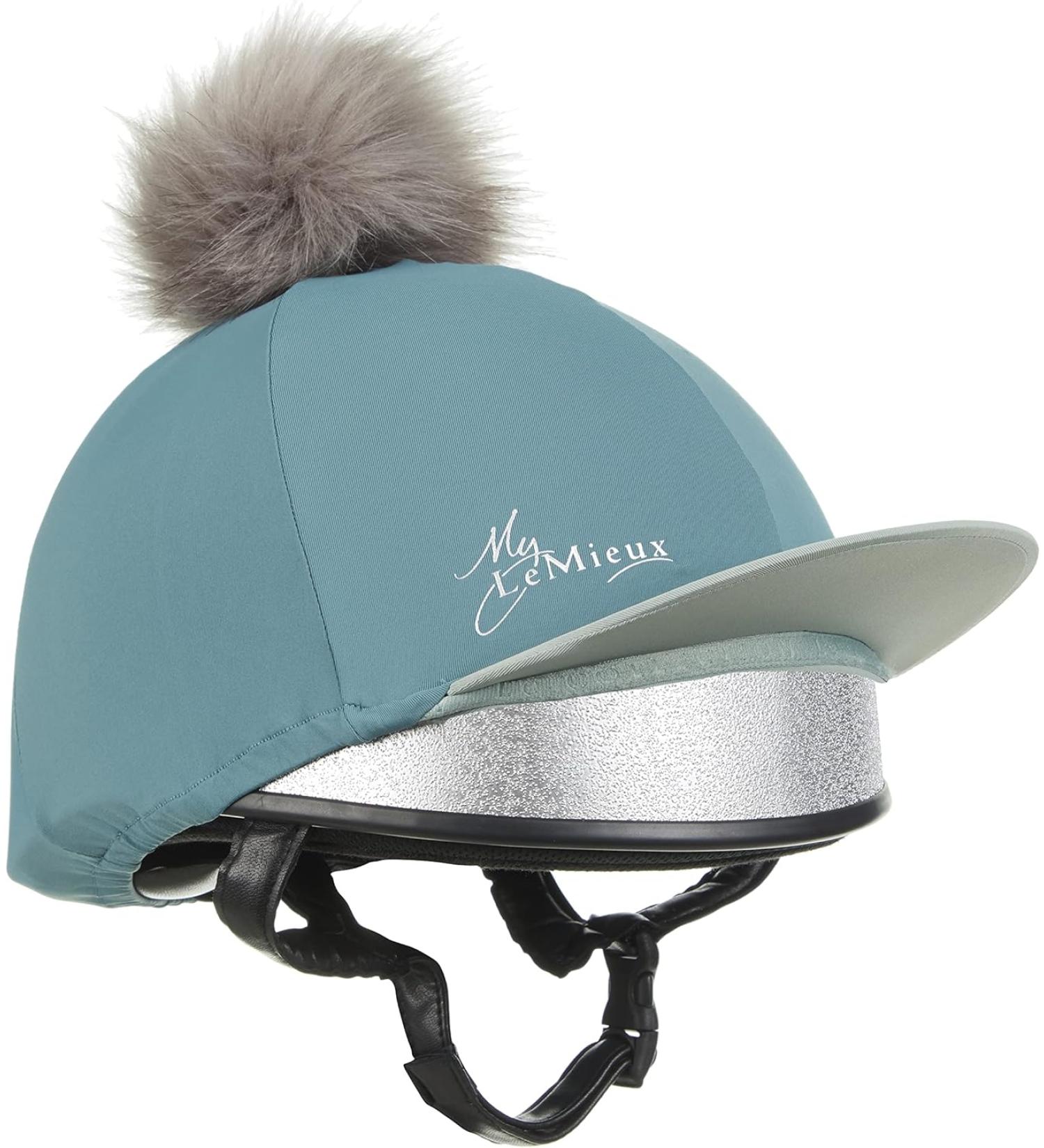 LeMieux Pom Pom Horse Riding Hat Silk - Sage - One Size - Buy Online on SooperMarket.com
