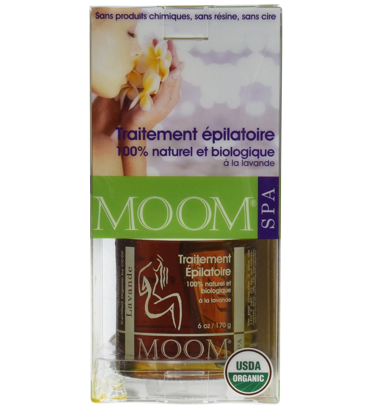 Moom Organic Hair Removal Kit with Lavender - Natural Hair Removal Solution - Buy Online on SooperMarket.com
