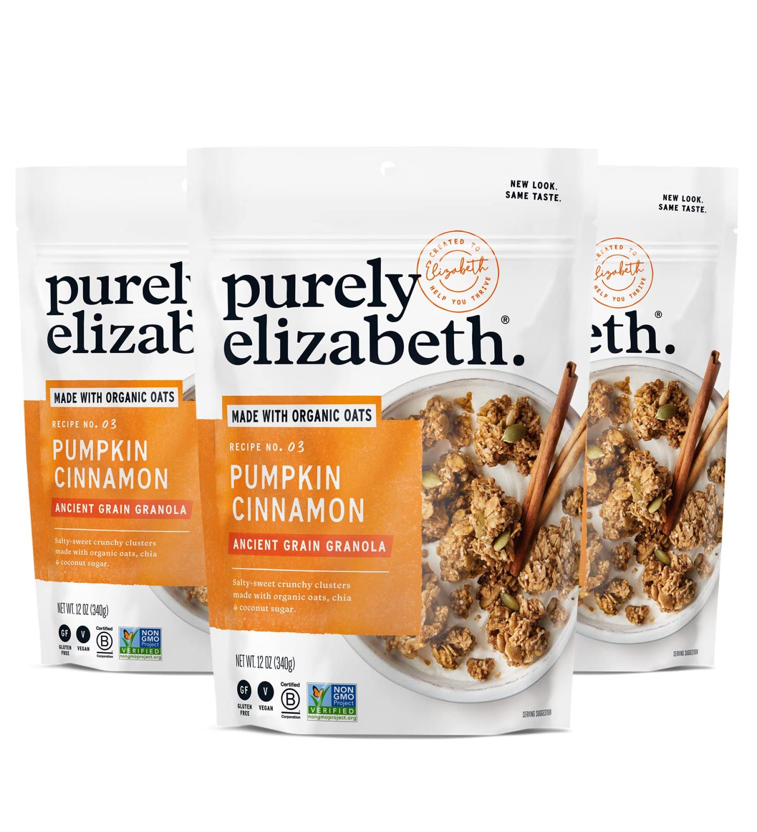 Pumpkin Cinnamon Ancient Grain Granola - Gluten-Free & Non-GMO - 12oz Bags (Pack of 3) - Buy Online on SooperMarket.com