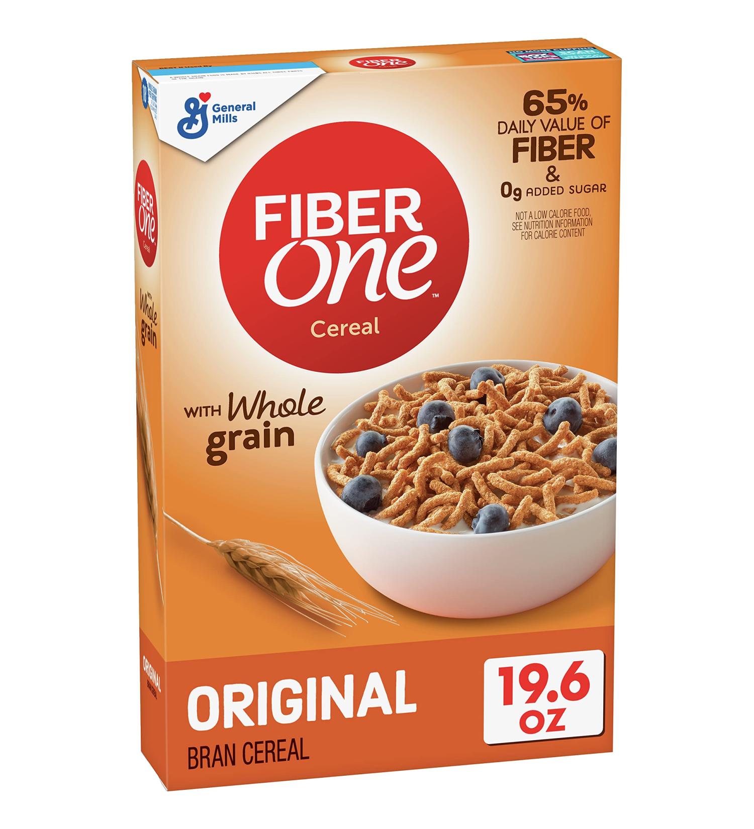 Fiber One Original Bran Cereal 19.6 oz - Pack of 6, Strawberries & Vanilla Clusters - Buy Online on SooperMarket.com