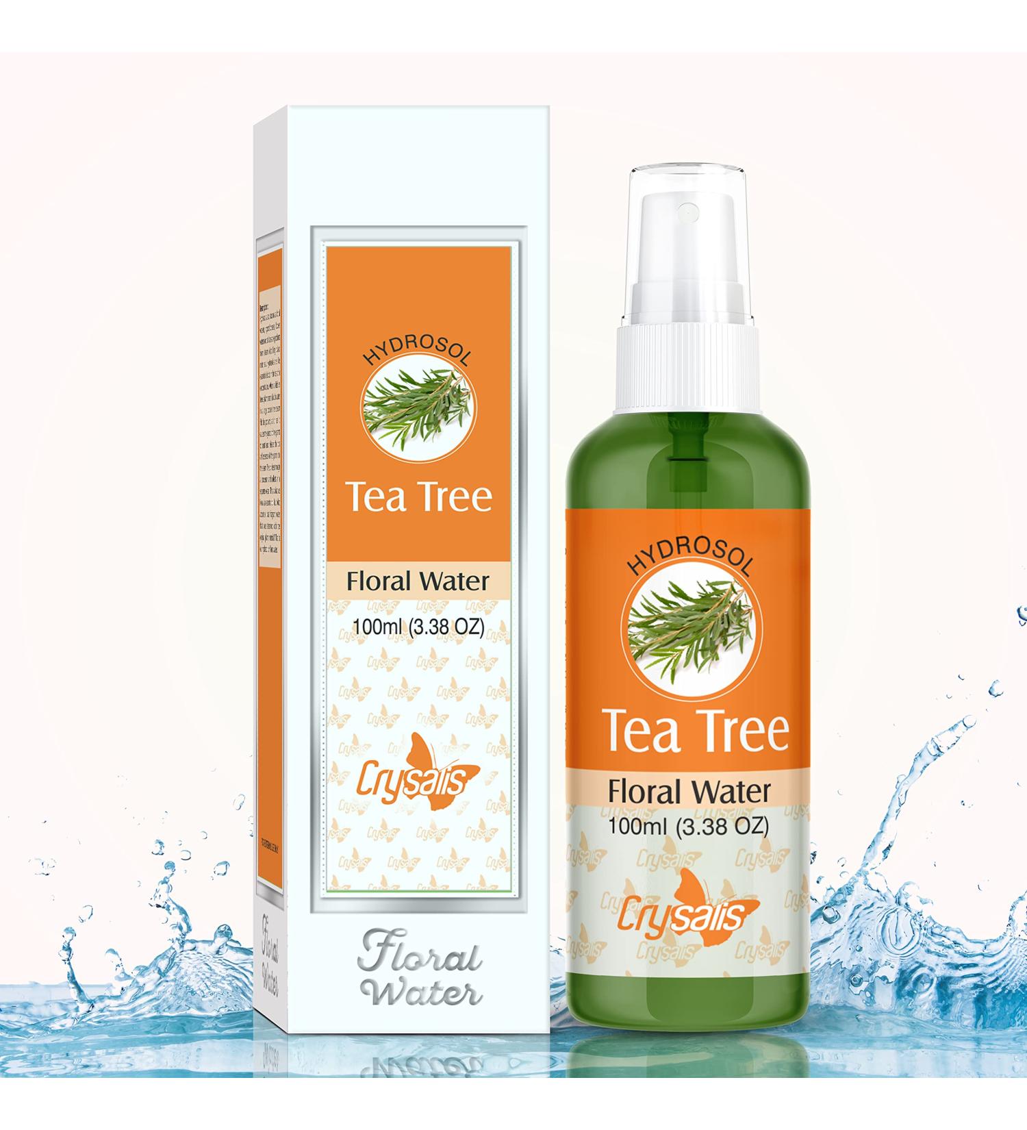Buy Crysalis Tea Tree Floral Water (Melaleuca alternifolia) - 3.38 Fl Oz (100ml) | Refreshing & Soothing | International Shipping Available - Buy Online on SooperMarket.com