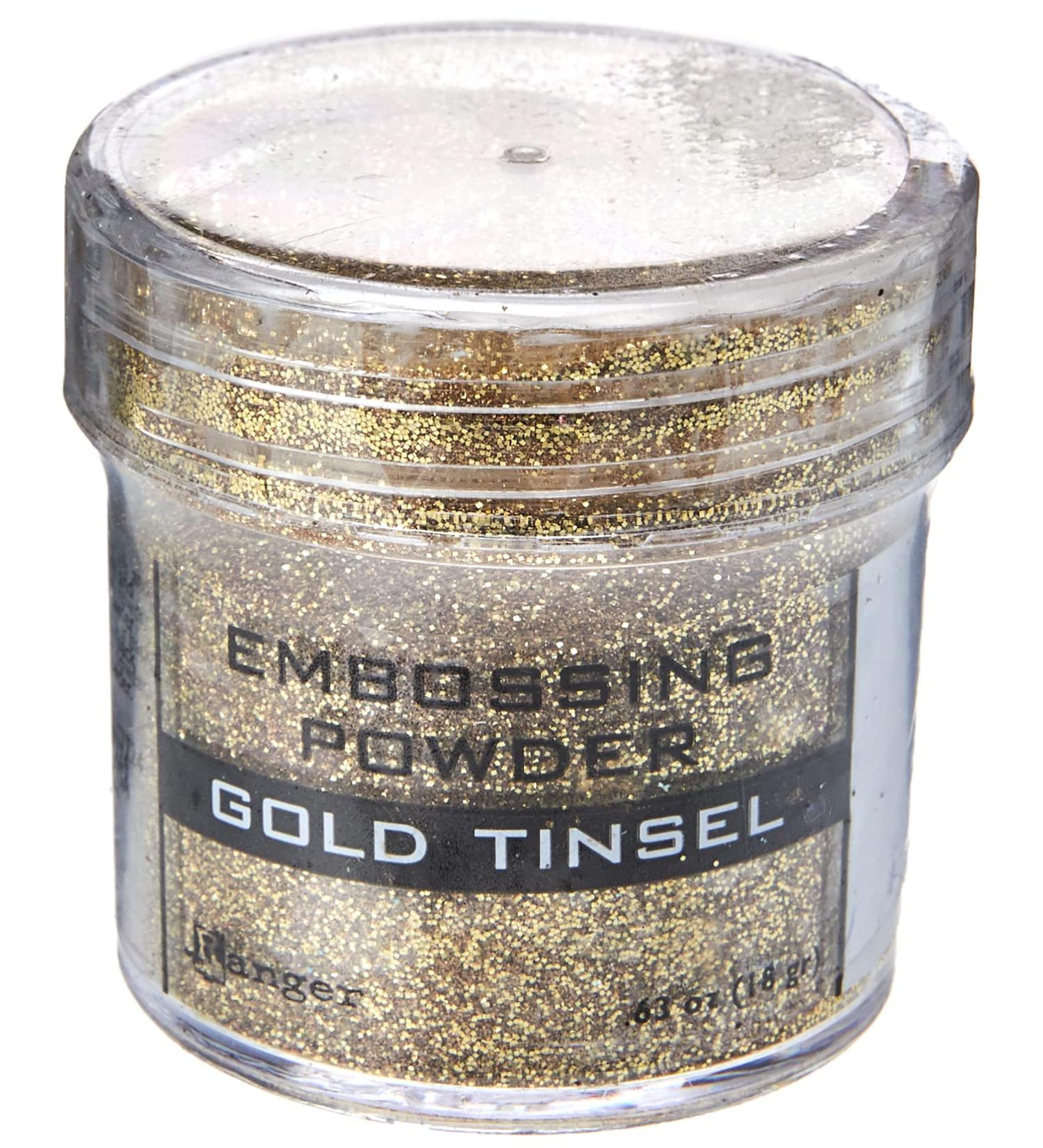 Ranger 359844 Gold Tinsel Embossing Powder - High-Quality Crafting Supplies - Buy Online on SooperMarket.com