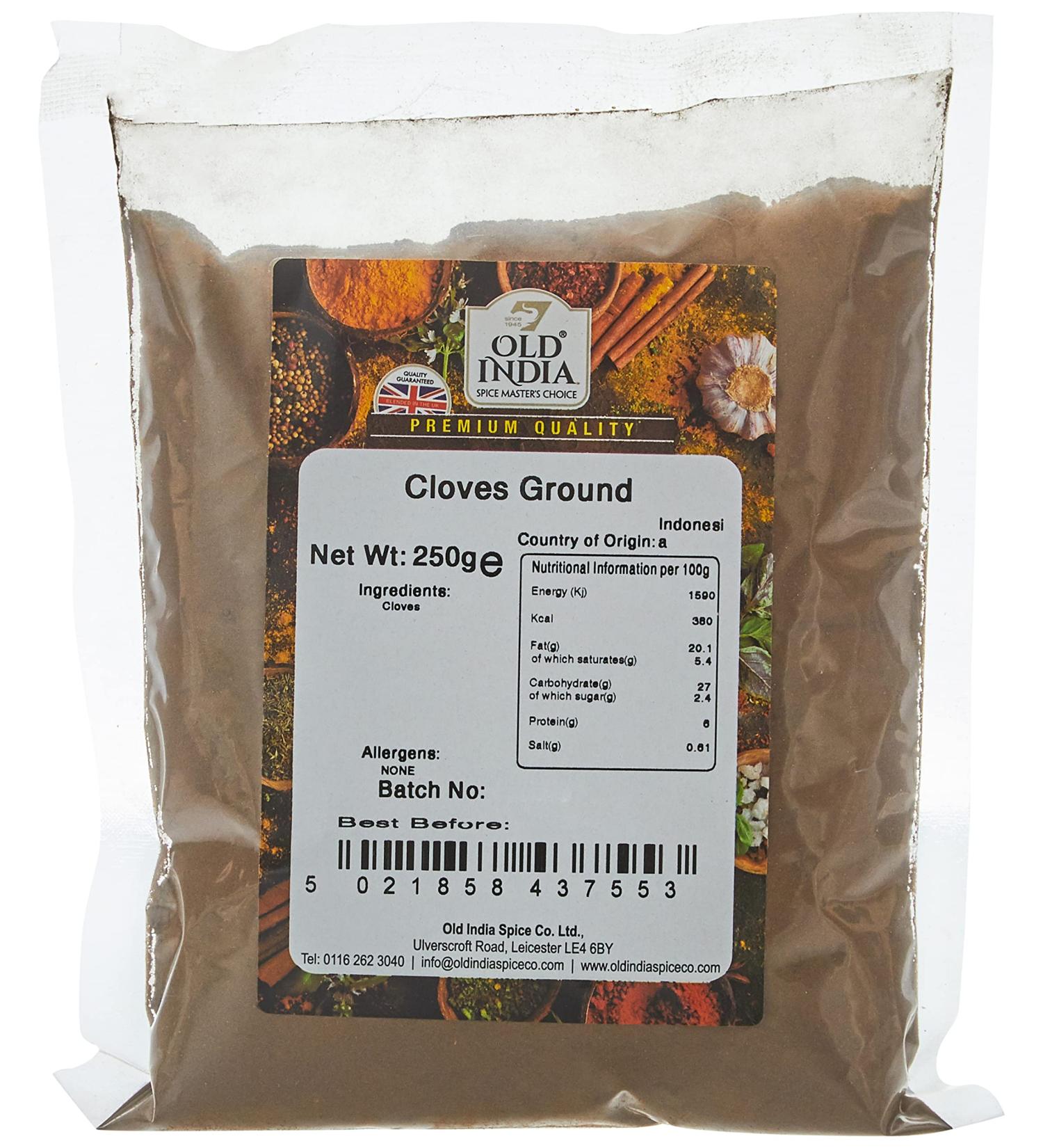 Old India Cloves Ground 250g - Premium Quality Spice (Pack of 1) - Buy Online on SooperMarket.com