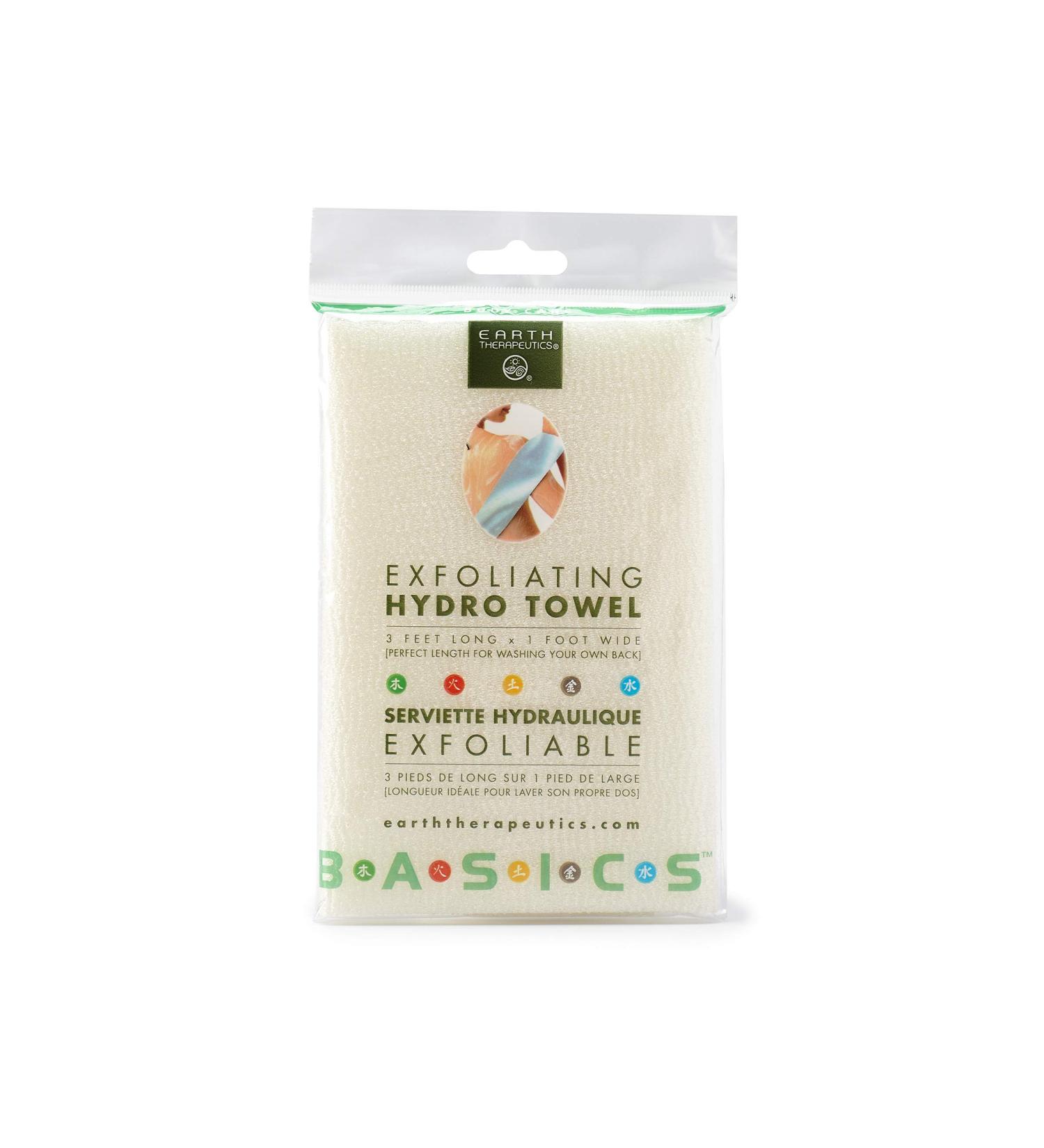 Earth Therapeutics Exfoliating Hydro Towel - Natural (1 Pack) - Buy Online on SooperMarket.com