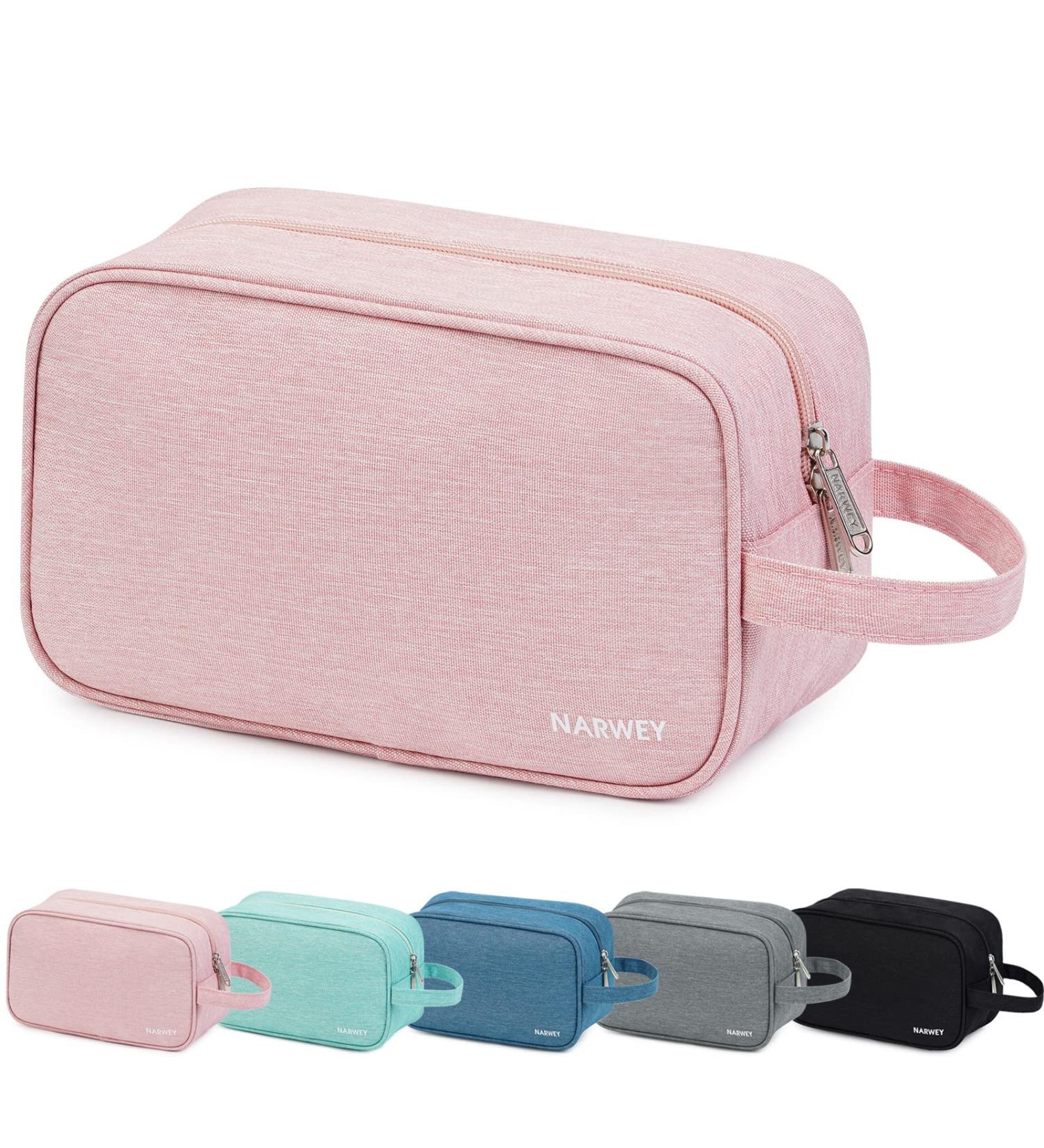 Women's Travel Toiletry Wash Bag - Dopp Kit Makeup Organizer, Pink - Buy Online on SooperMarket.com
