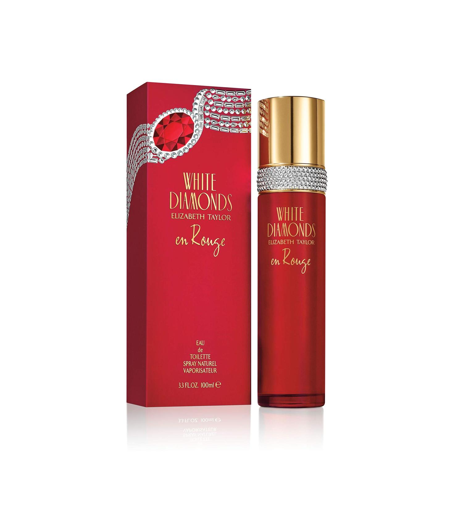 Elizabeth Taylor Women's Perfume White Diamonds En Rouge Eau De Toilette EDT Spray 3.3 Fl Oz - Buy Online on SooperMarket.com