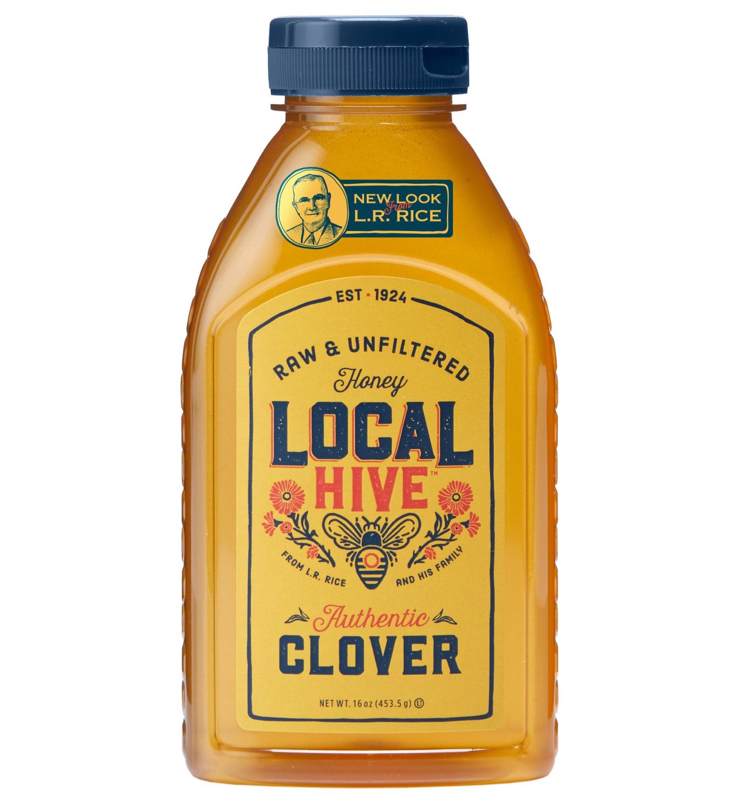 Buy Local Hive Authentic Clover Raw & Unfiltered Honey - 16oz Jar - Buy Online on SooperMarket.com